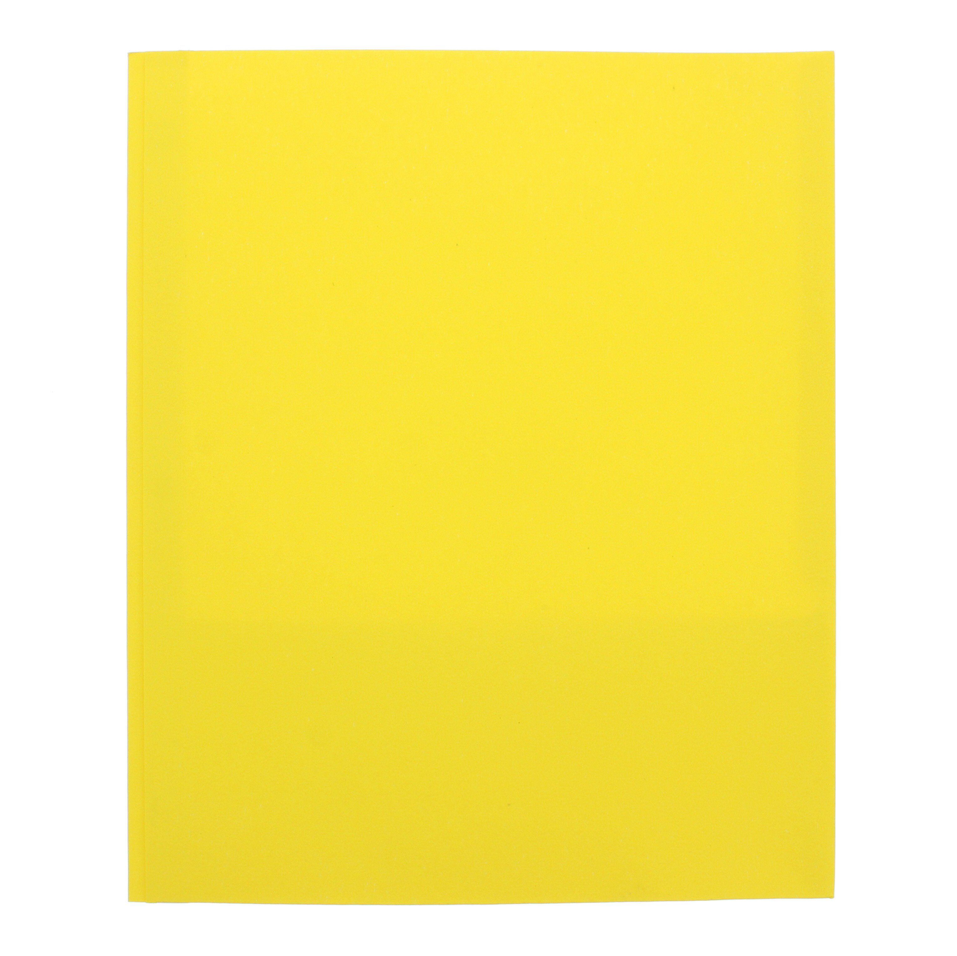 Unison Paper Portfolios with Prongs, Yellow - Shop Folders at H-E-B