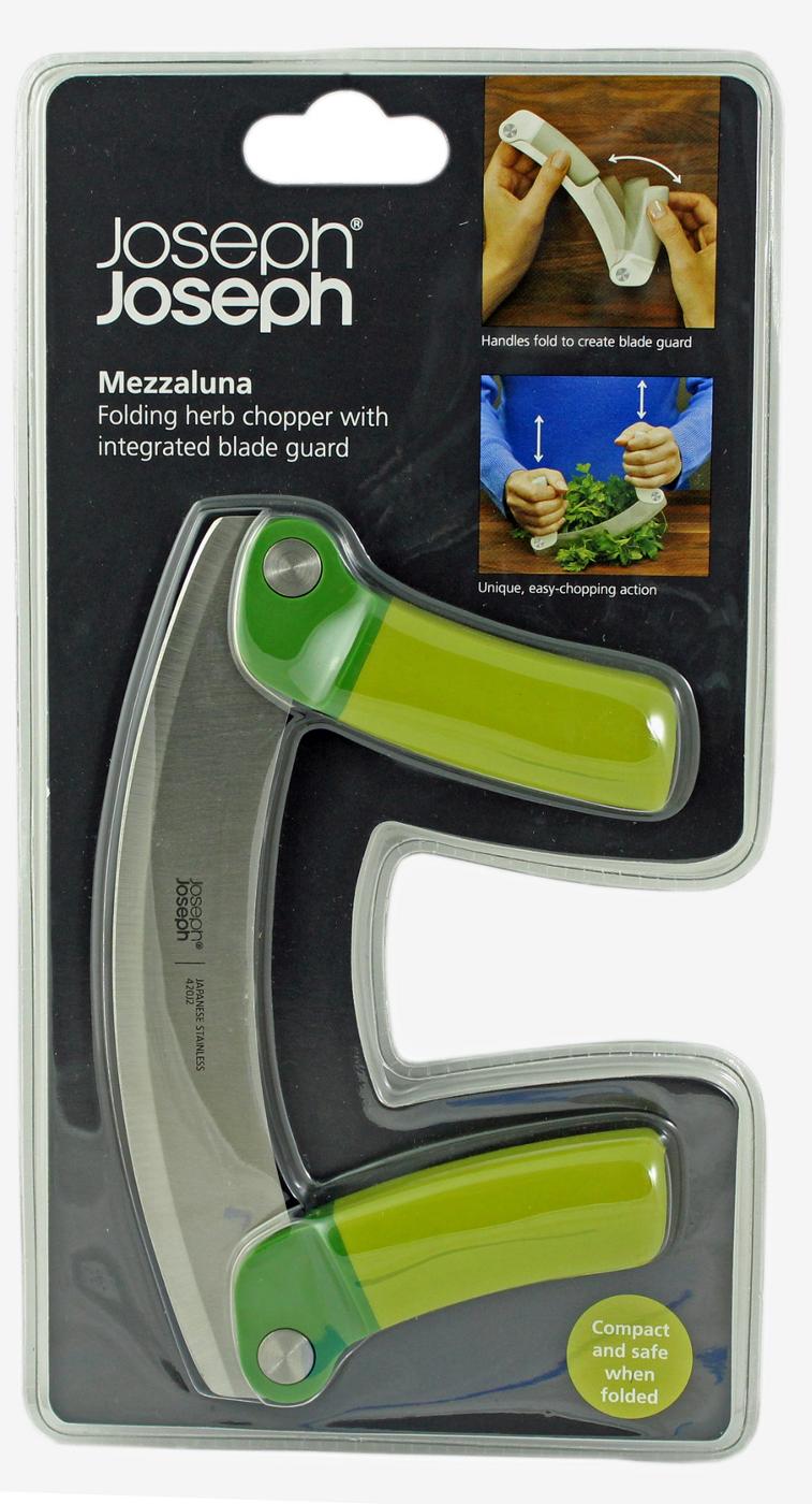  Joseph Joseph Mezzaluna Folding Herb Chopper, Green