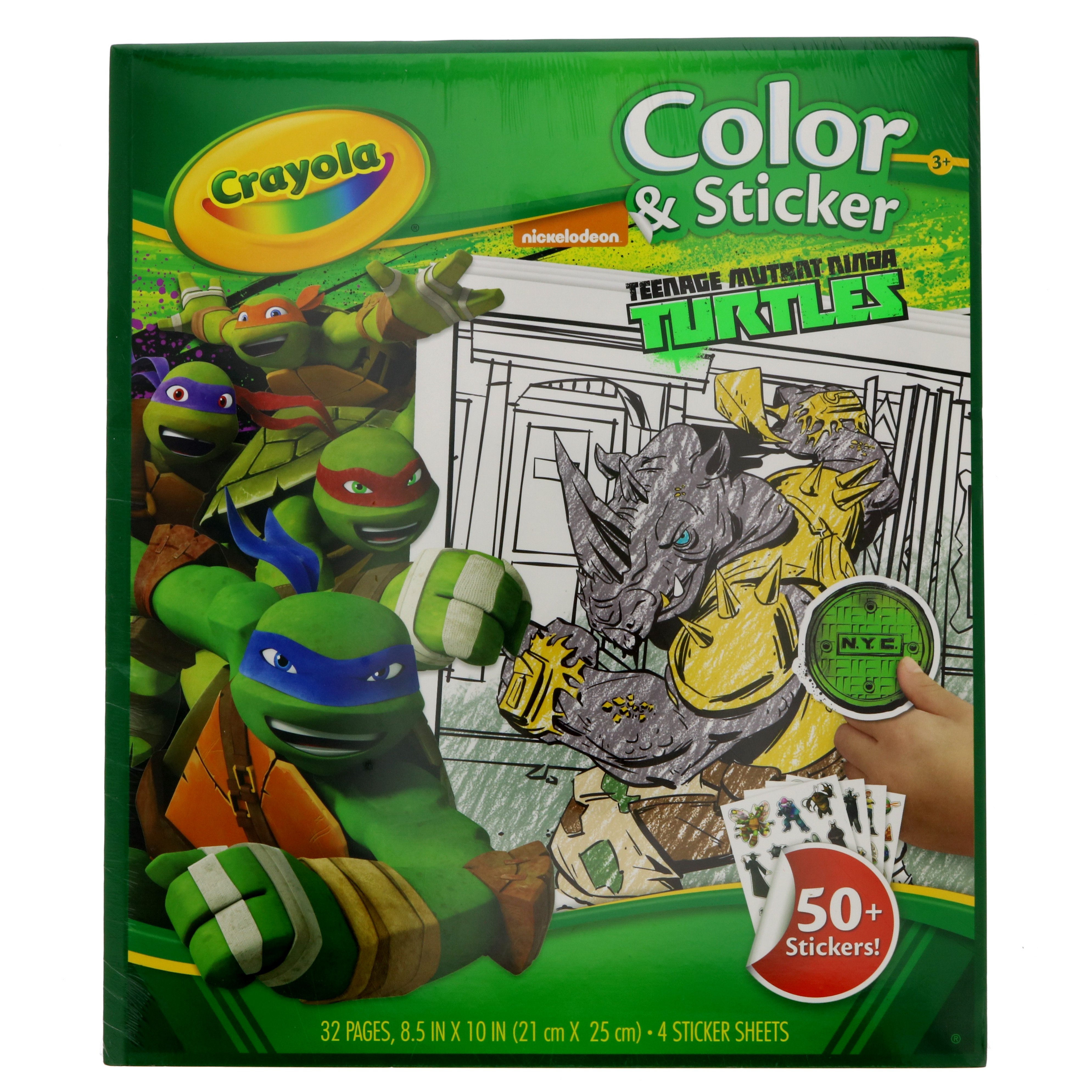 Teenage Mutant Ninja Turtles Coloring Book: Teenage Mutant Ninja