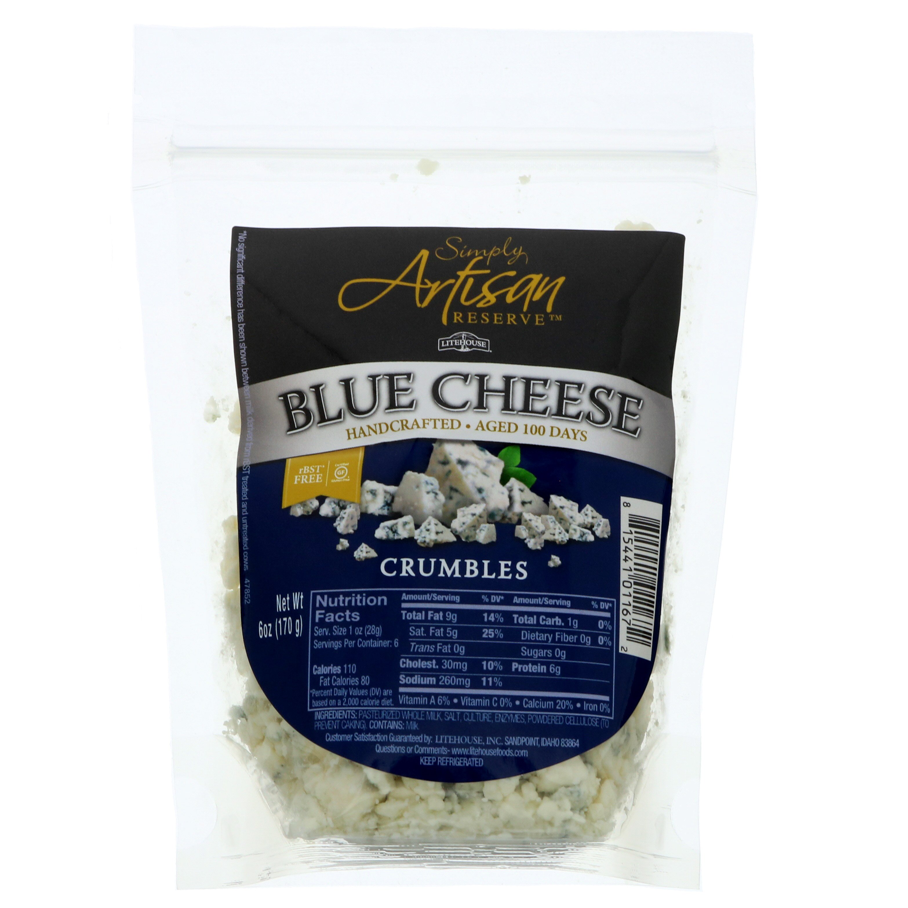 Simply Artisan Reserve Blue Cheese Crumbles Shop Cheese at HEB