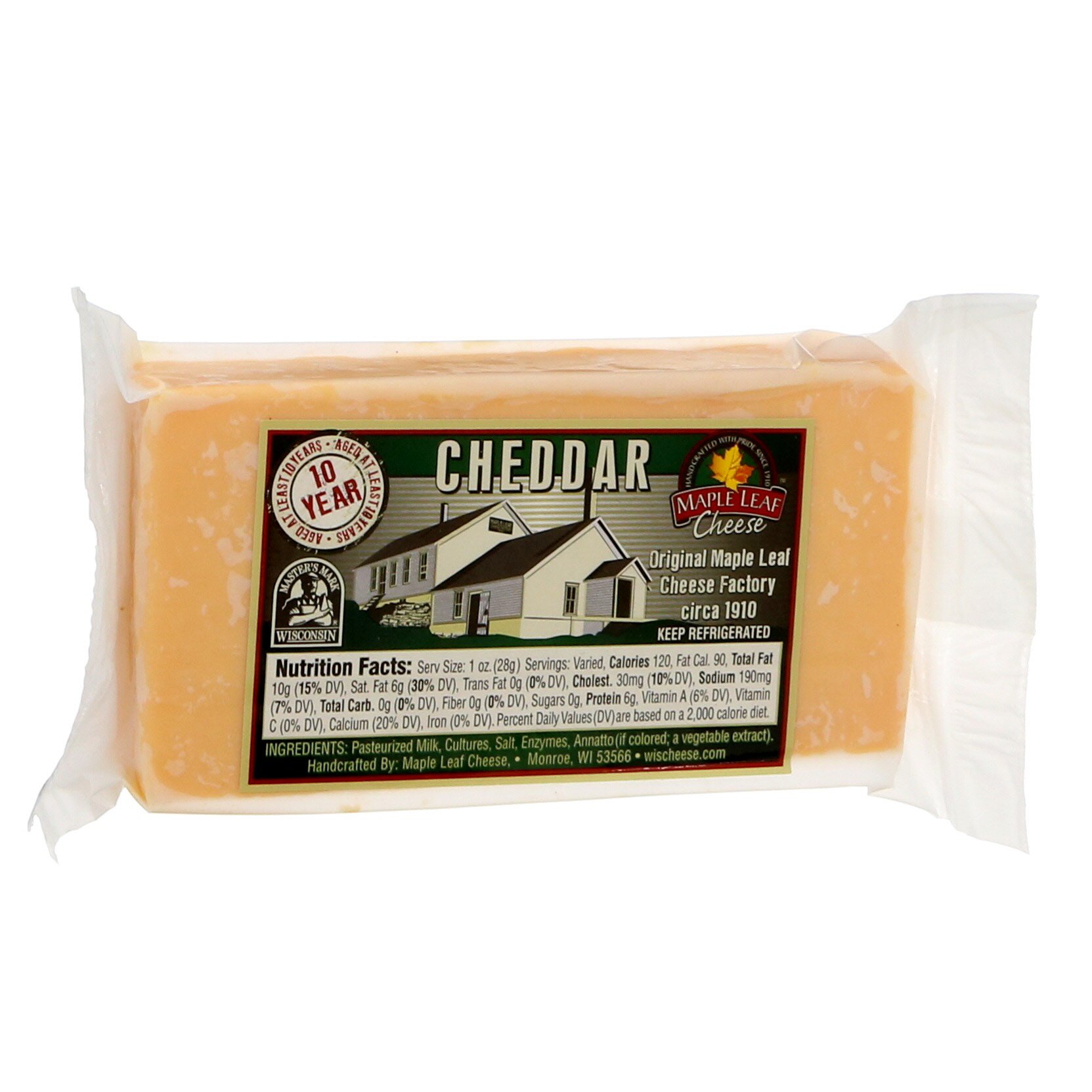 Maple Leaf Cheese Ten Year Old Cheddar Shop Cheese at HEB