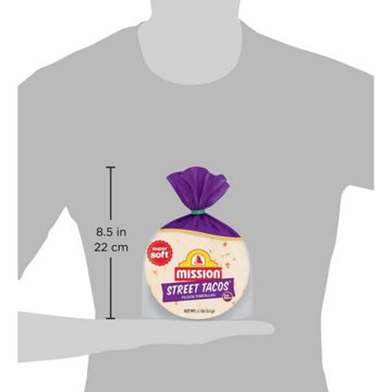 Mission Super Soft Flour Tortillas, Street Taco Size, 12 ct