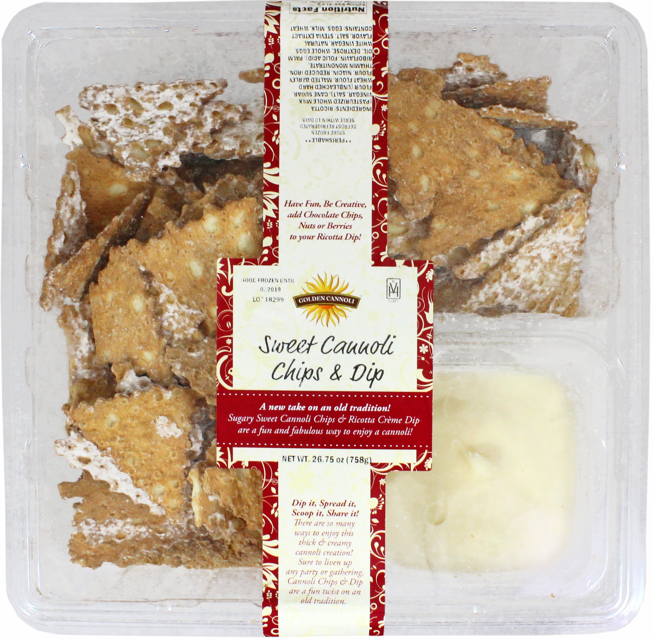 Golden Cannoli Sweet Cannoli Chips & Dip Shop Desserts & Pastries at