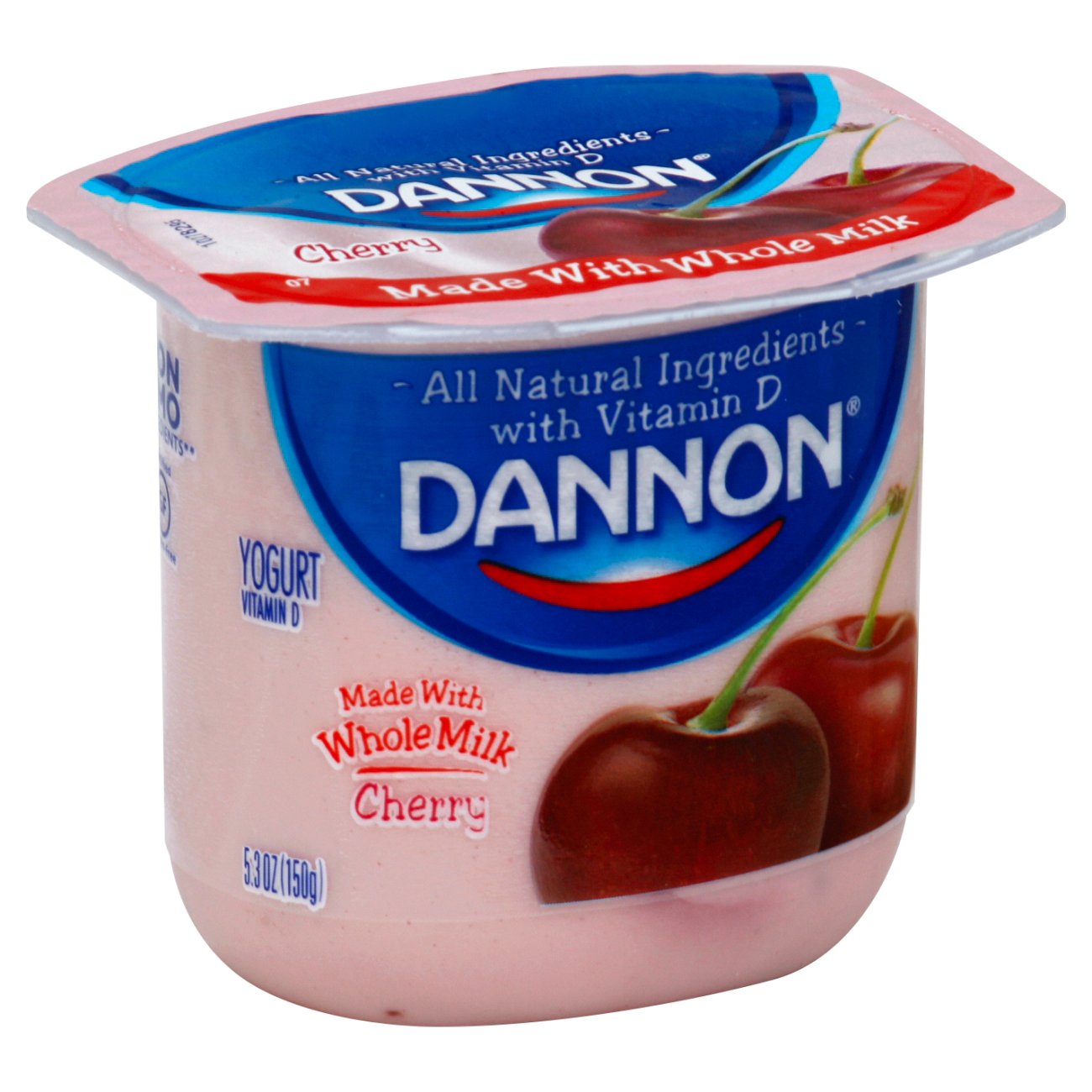 Dannon Whole Milk Yogurt Cherry Shop Yogurt at HEB