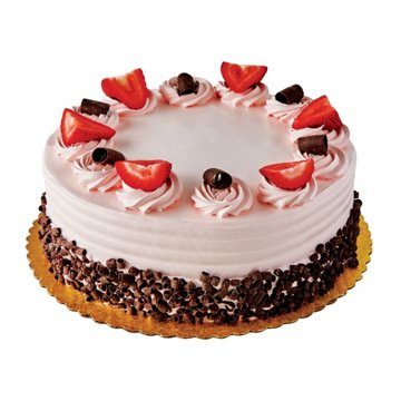 H-E-B Bakery Strawberry Bettercreme Chocolate Cake, 10"