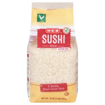 H-E-B Short Grain Sushi Rice, 1 lb