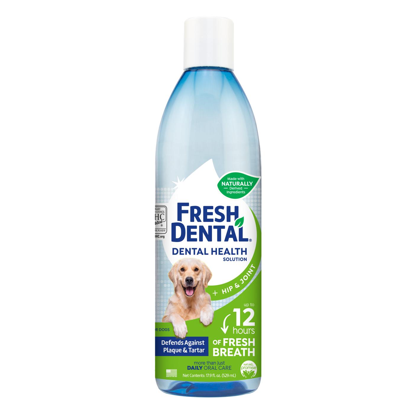 Dental fresh advanced plaque & tartar water additive for dogs best sale