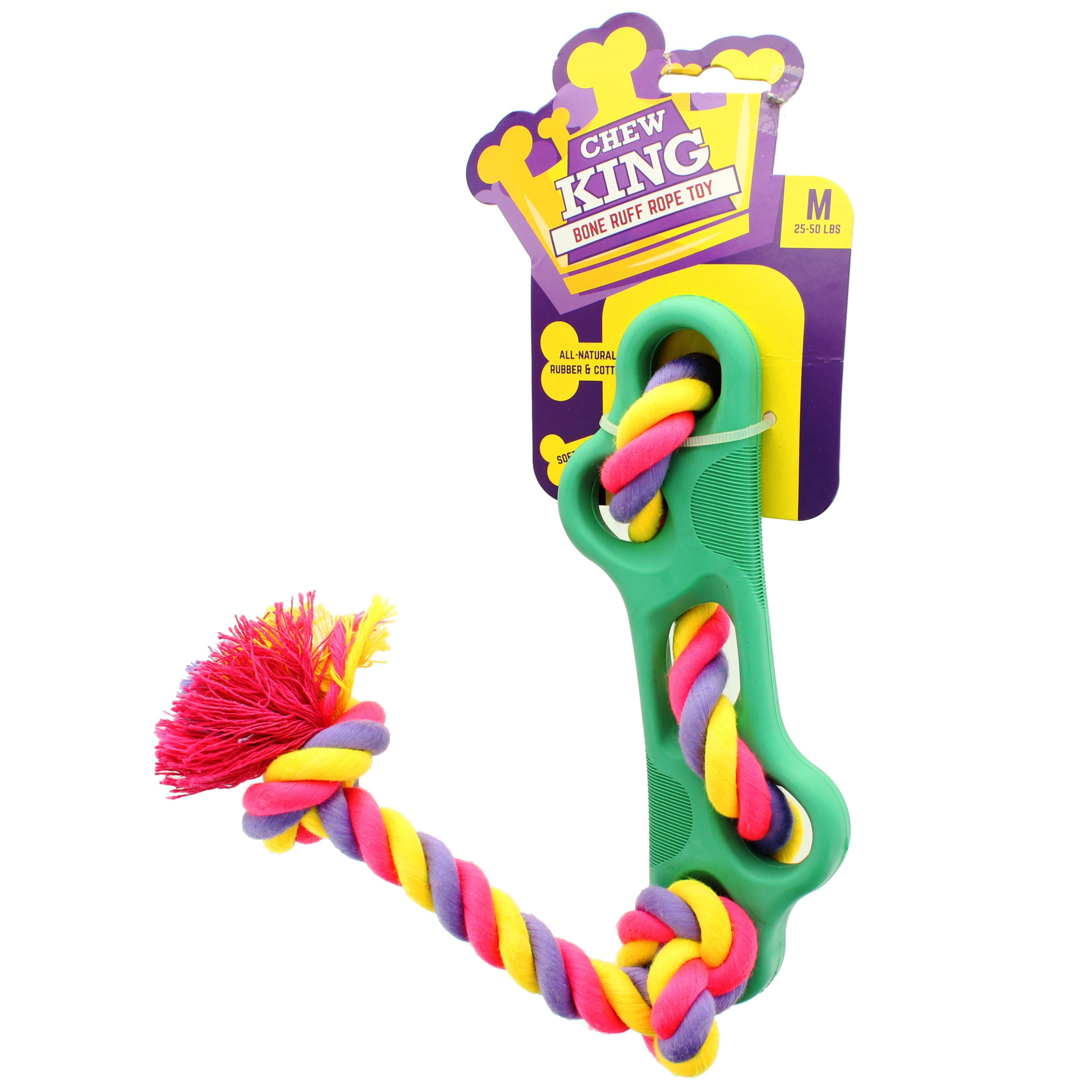 SportPet Design Chew King Bone Rope Dog Toy - Shop Rope & Tug Toys at H-E-B