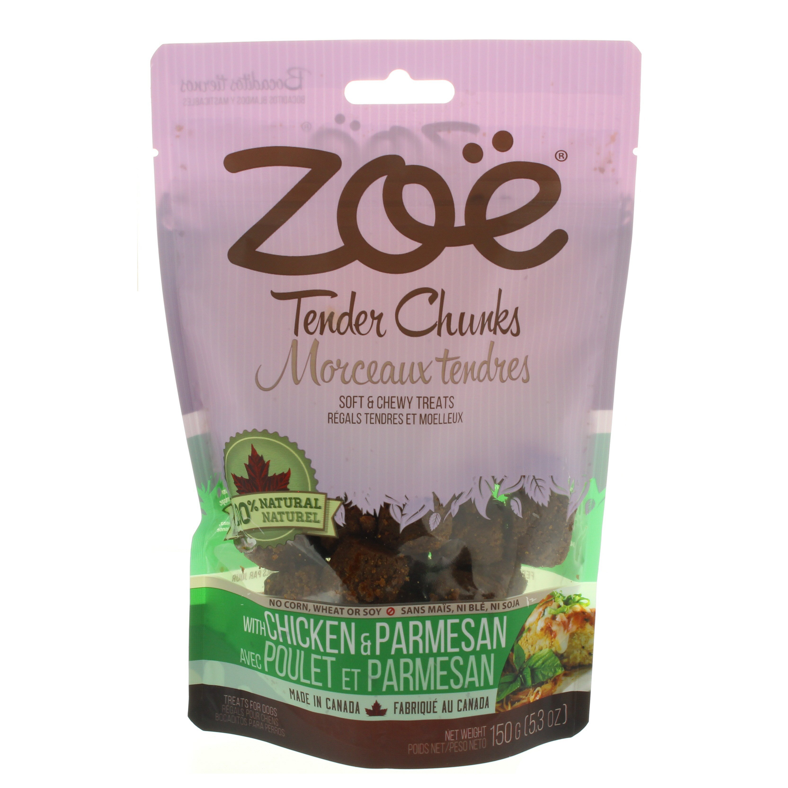 Zoe Tender Chunks Chicken and Parmesan Dog Treats Shop Soft & Chewy