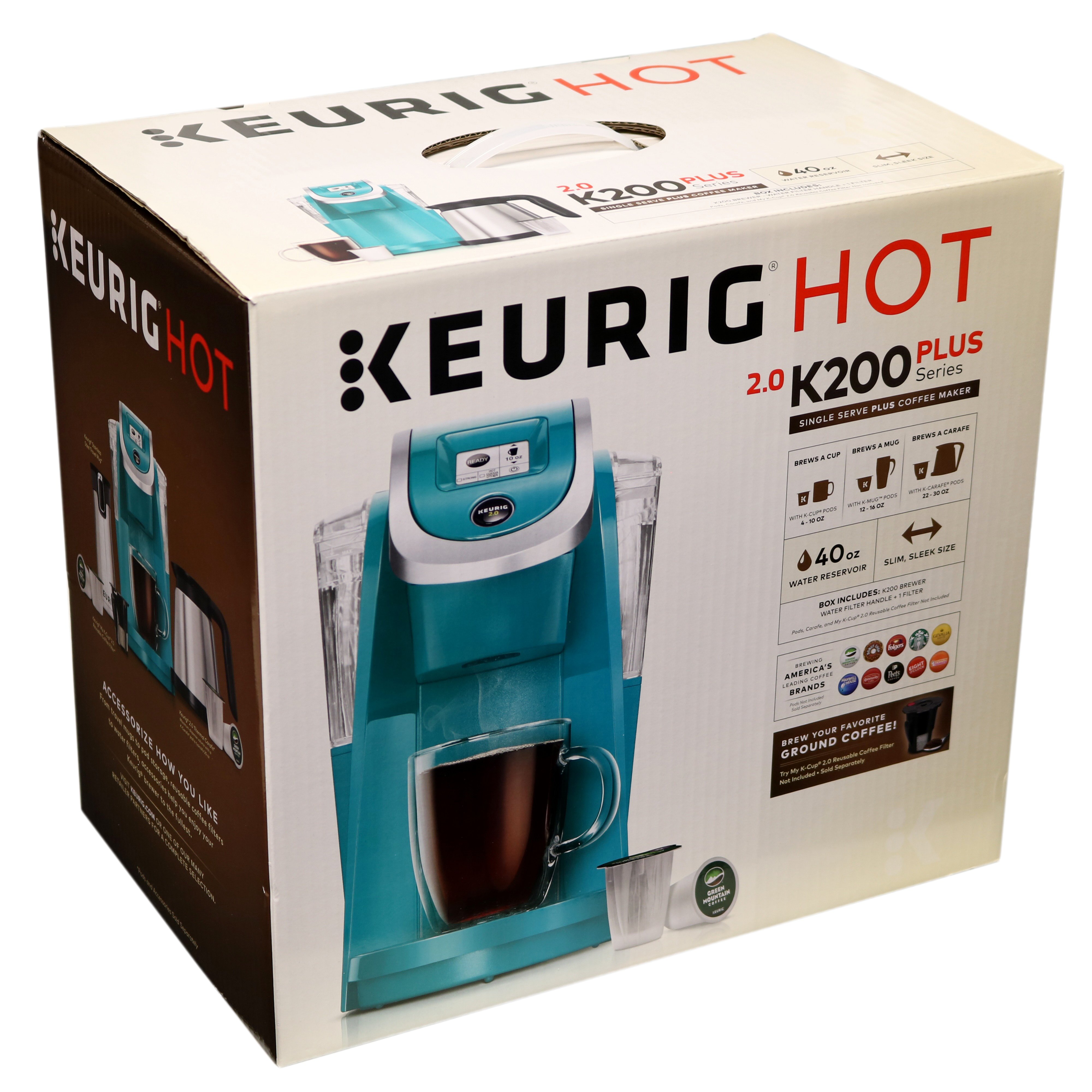 Keurig K200 Brewing System, Turquoise Shop Appliances at HEB
