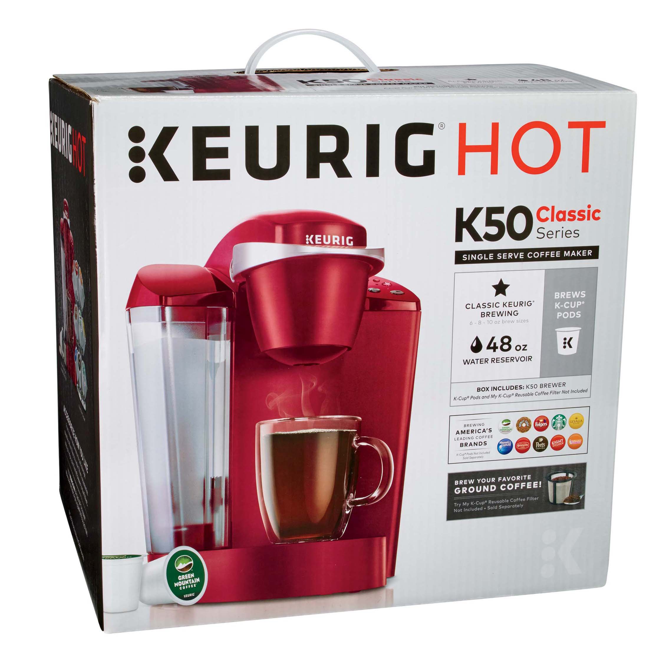 Keurig K50 Single Serve Coffee Maker, Red Shop
