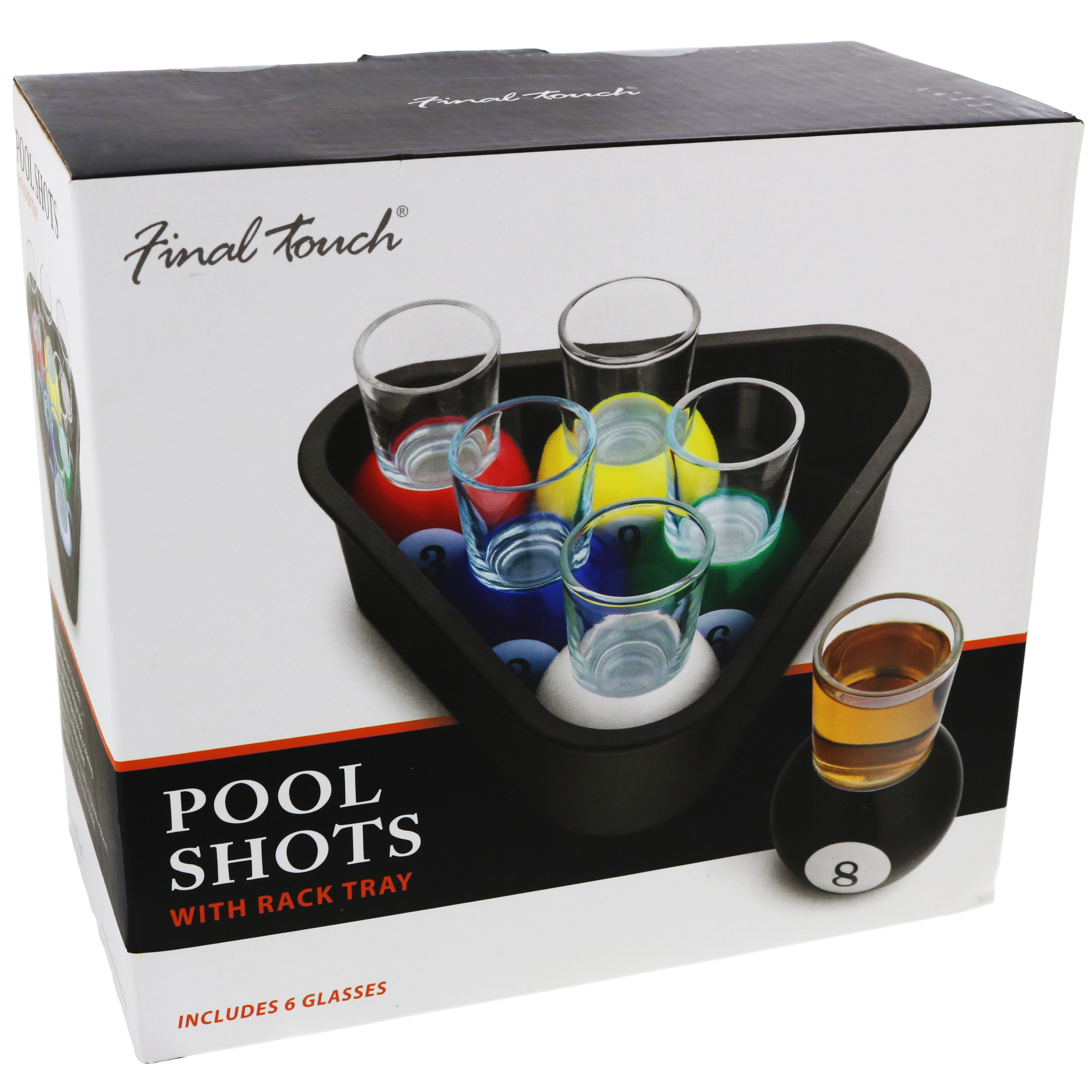 Final Touch Pool Shots Shop Glasses & Mugs at HEB