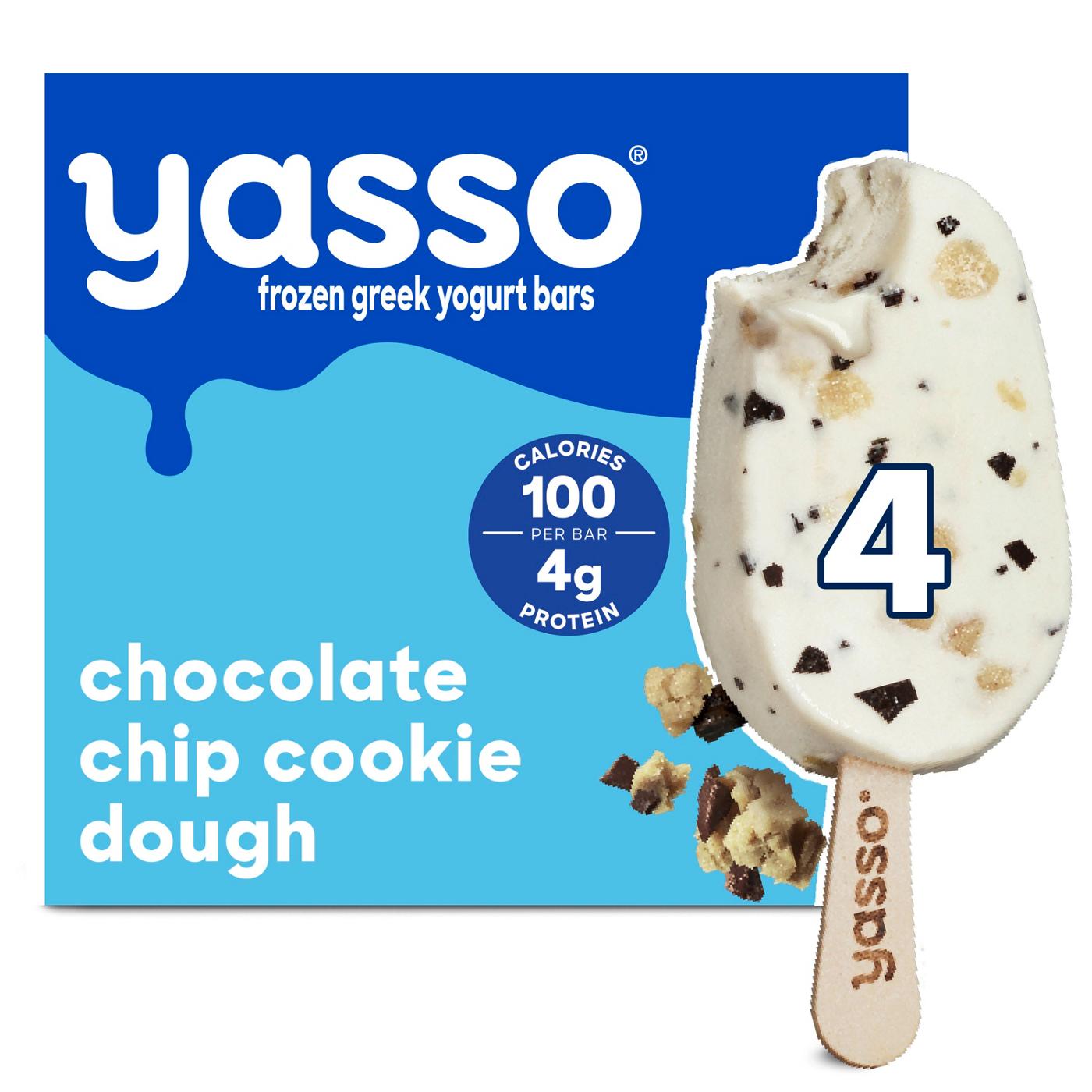 Yasso Chocolate Chip Cookie Dough Frozen Greek Yogurt Bars; image 7 of 7