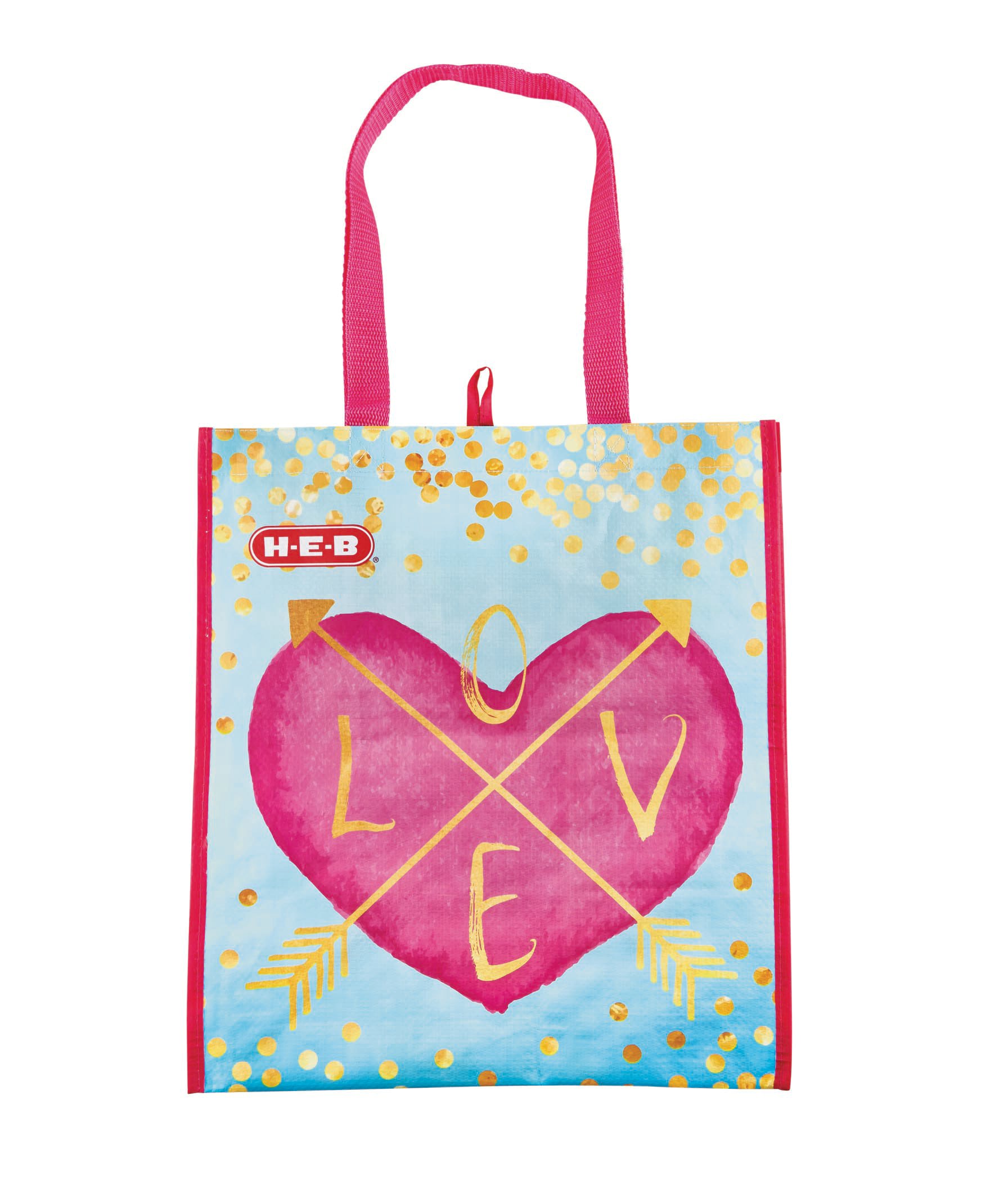 H-E-B 2017 Valentines Reusable Shopping Bag - Shop Food Storage