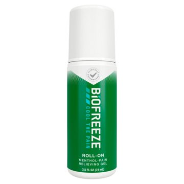 Biofreeze Menthol Pain Relief Roll-On, 2.5 oz