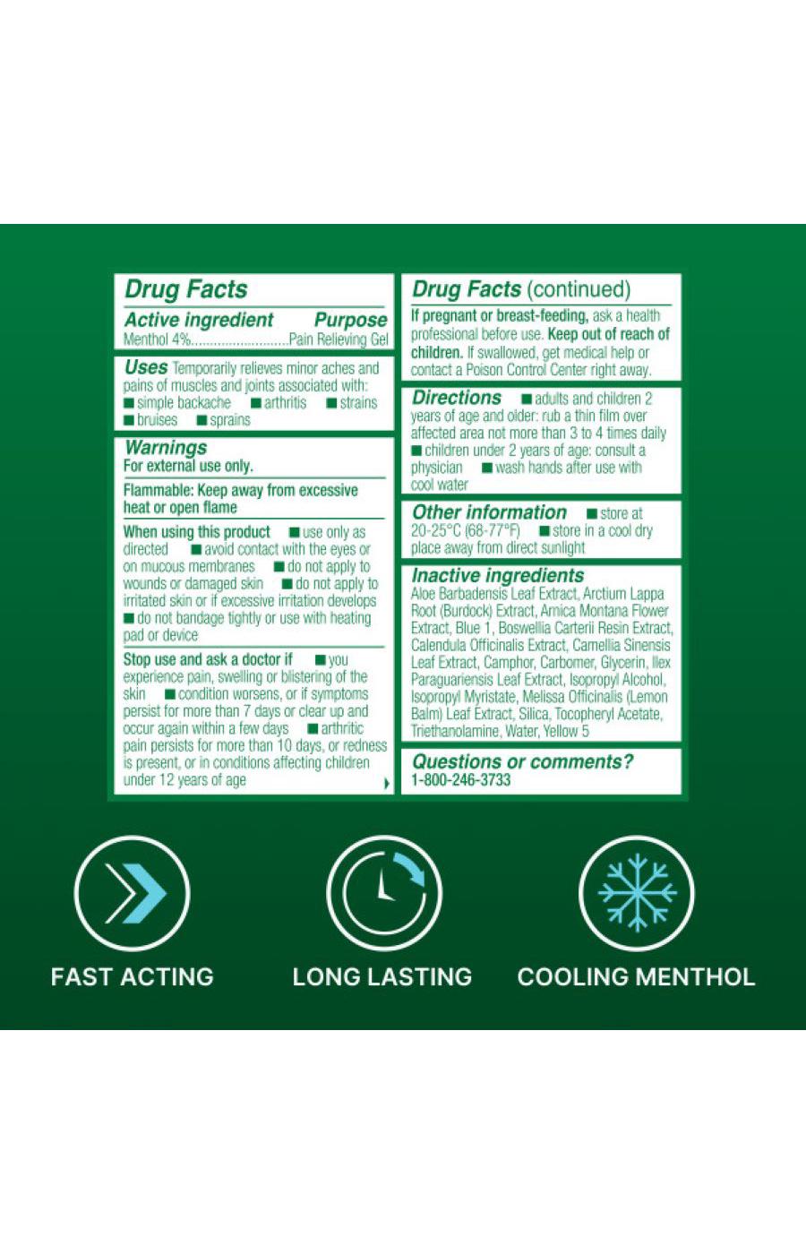 Biofreeze Menthol Pain Relief Roll-On; image 5 of 5