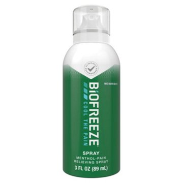Biofreeze Menthol 360 Pain Relief Spray Colorless, 3 oz