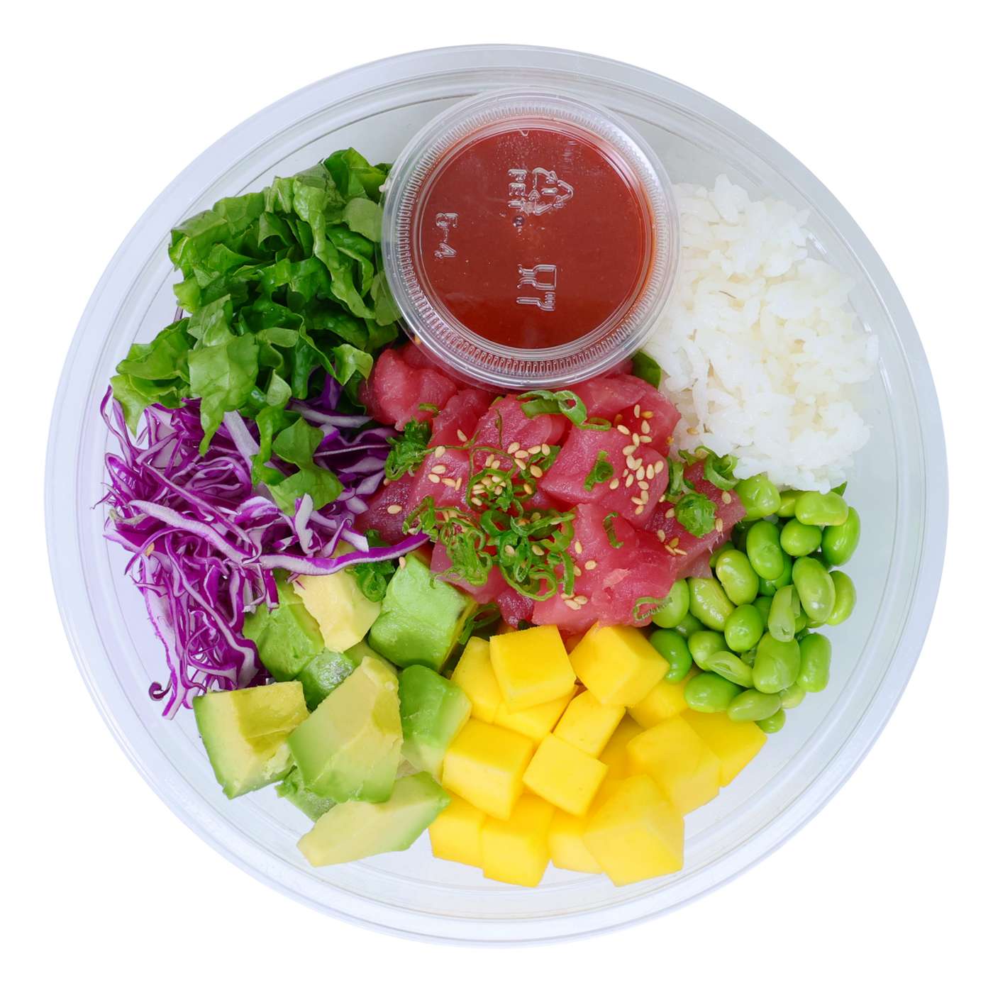 H-E-B Sushiya Tuna Poke Bowl with White Rice & Spicy Sauce; image 1 of 3