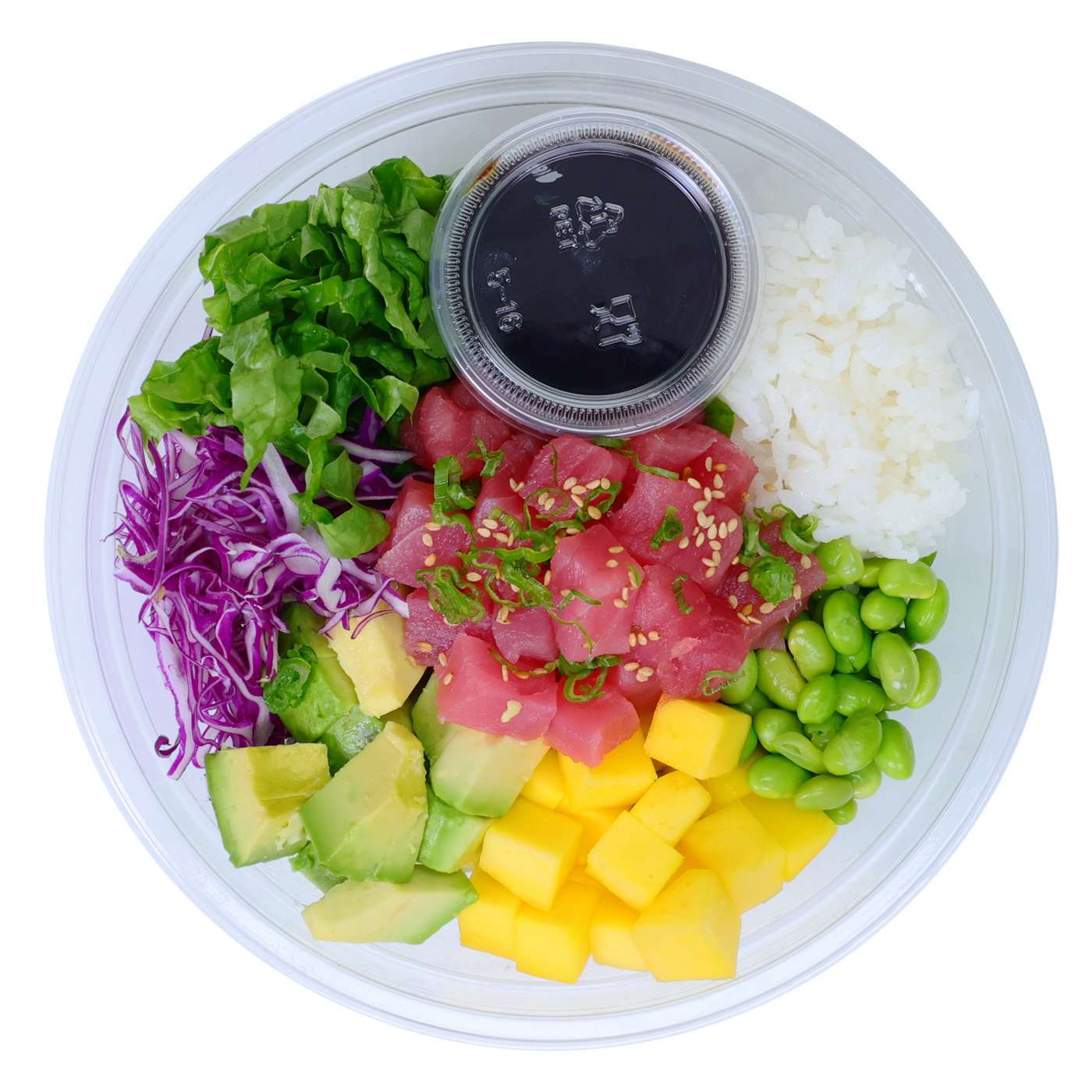 H-E-B Sushiya Tuna Poke Bowl with White Rice & Original Sauce; image 1 of 3