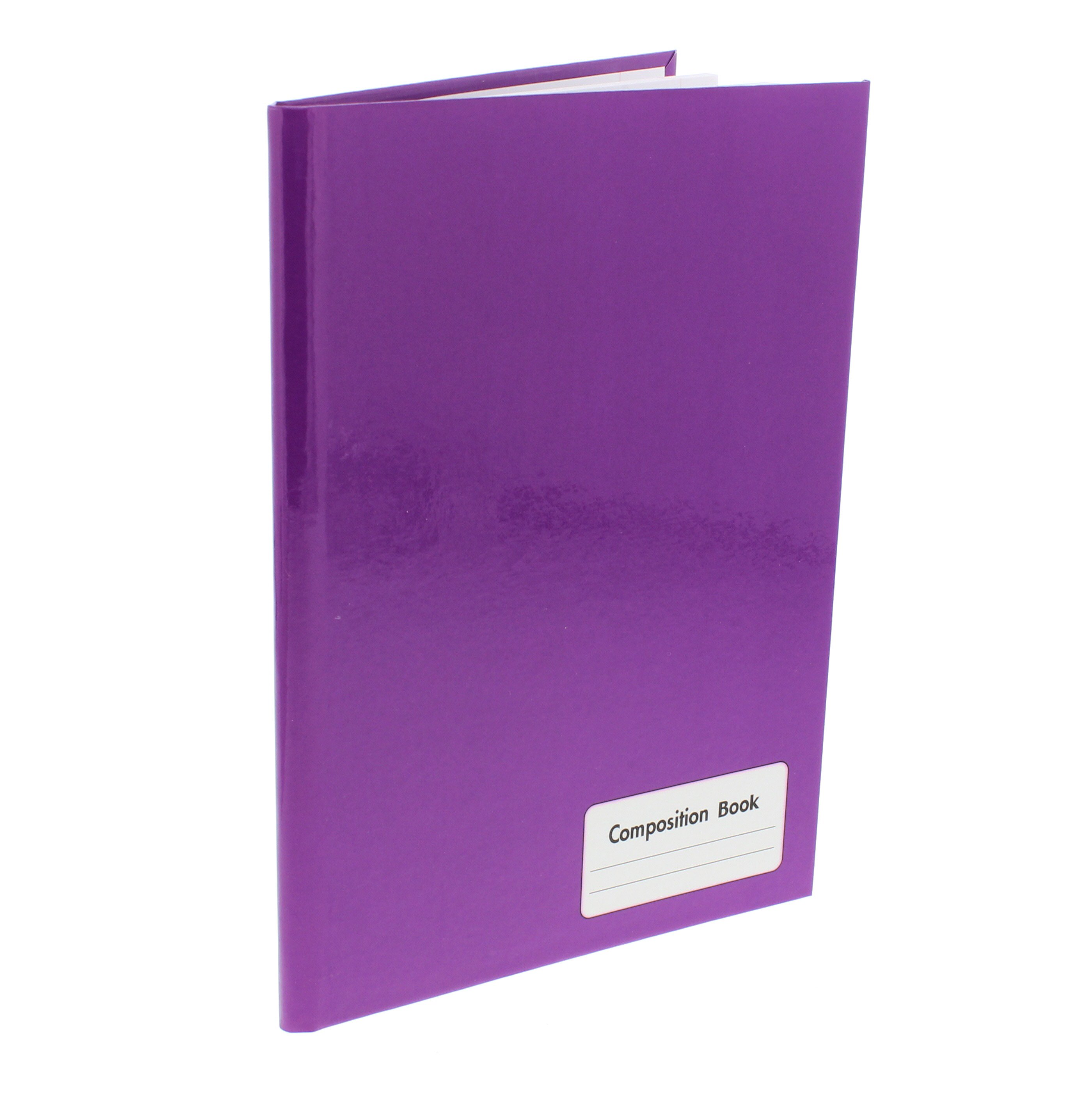 Hard Cover Wide Rule Composition Book, Purple Shop Notebooks