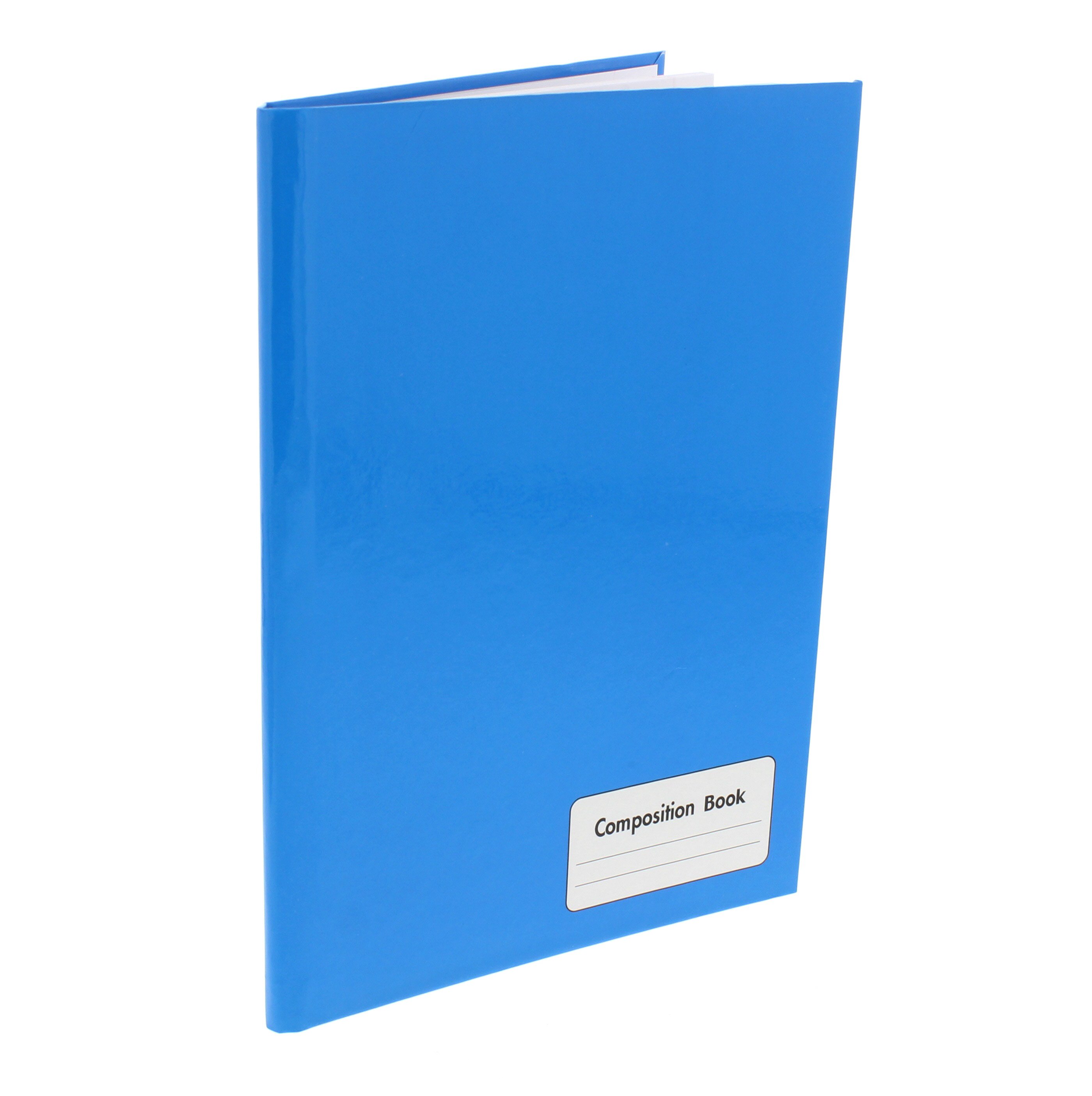 Hard Cover Wide Rule Composition Book, Blue Shop Notebooks at
