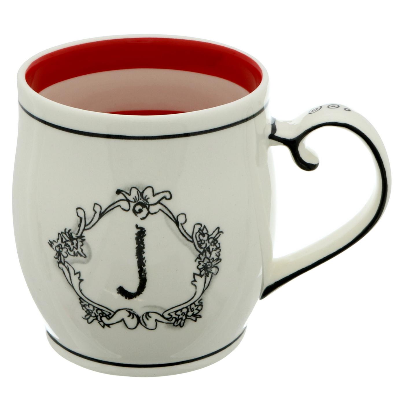 Home Essentials & Beyond Assorted Monogram 14oz Mugs, Colors & Styles May Vary; image 2 of 3