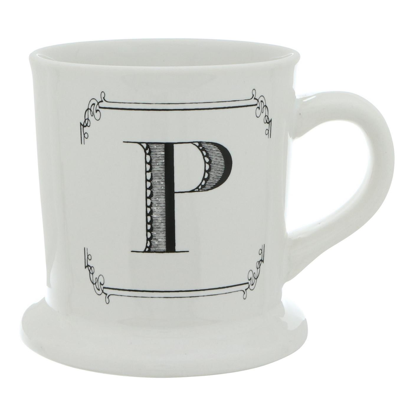 Home Essentials & Beyond Pedestal Monogram Mug 14 oz; image 2 of 2