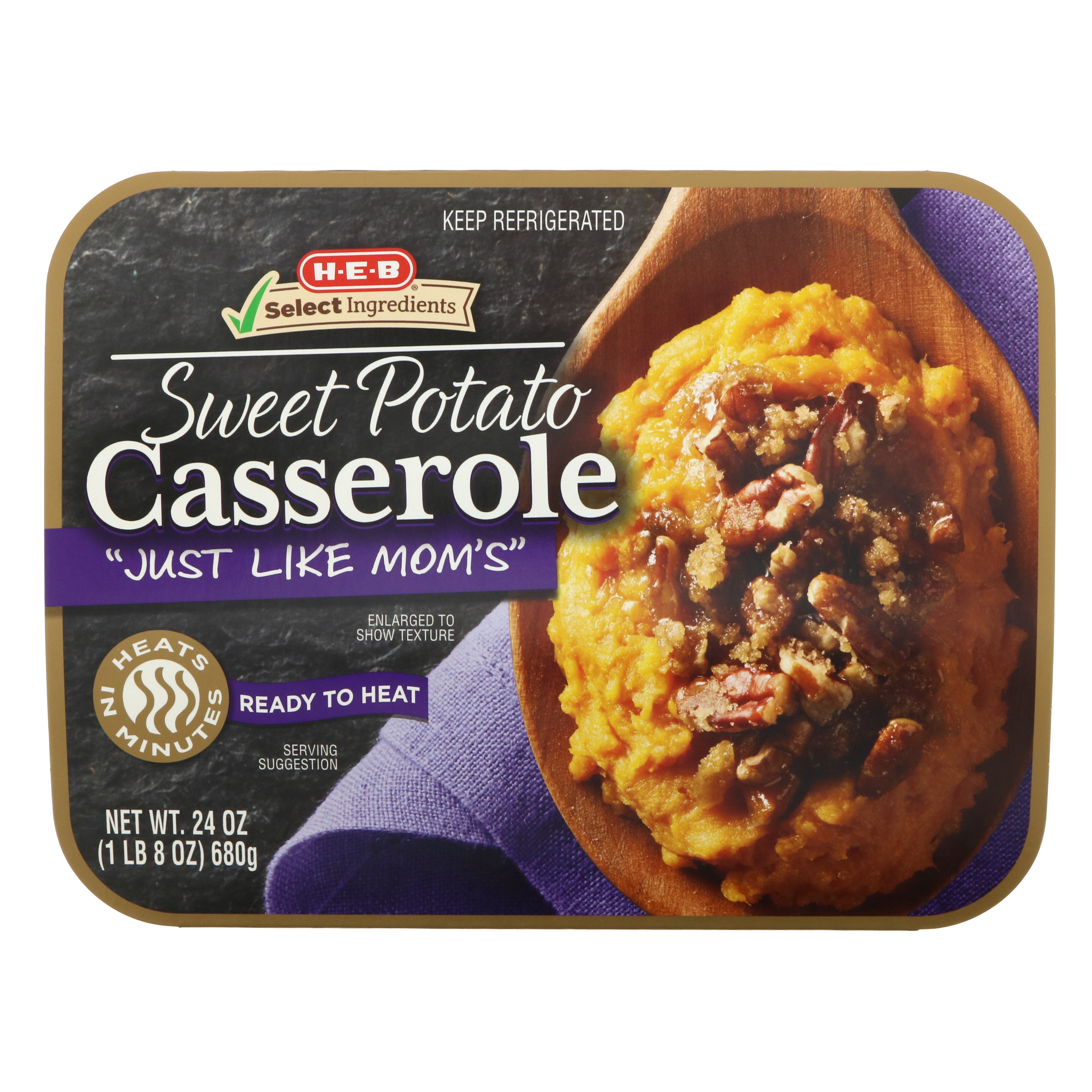 H-E-B Select Ingredients Sweet Potato Casserole - Shop Entrees & Sides ...