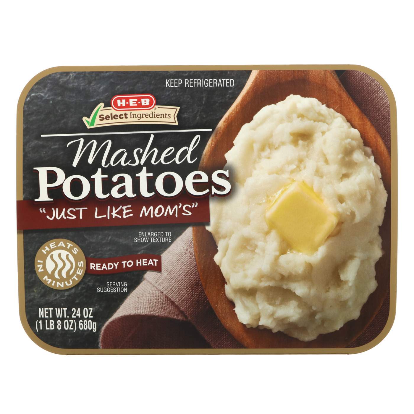 H-E-B Select Ingredients Mashed Potatoes; image 1 of 2