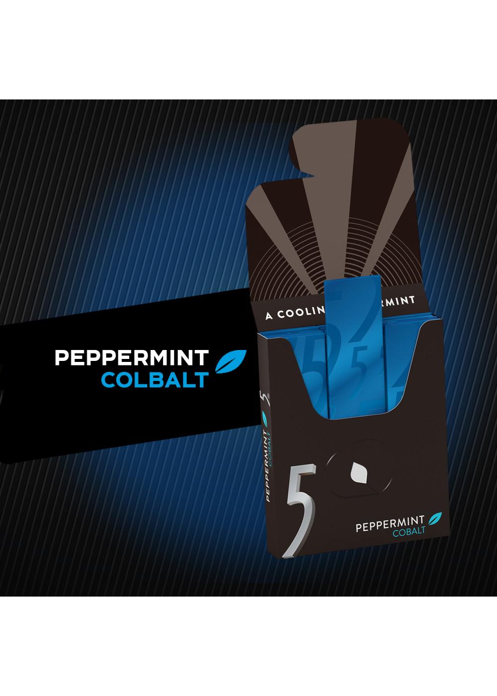 Wrigley's 5 Sugarfree Chewing Gum Value Pack - Peppermint Cobalt, 6 Pk; image 6 of 7