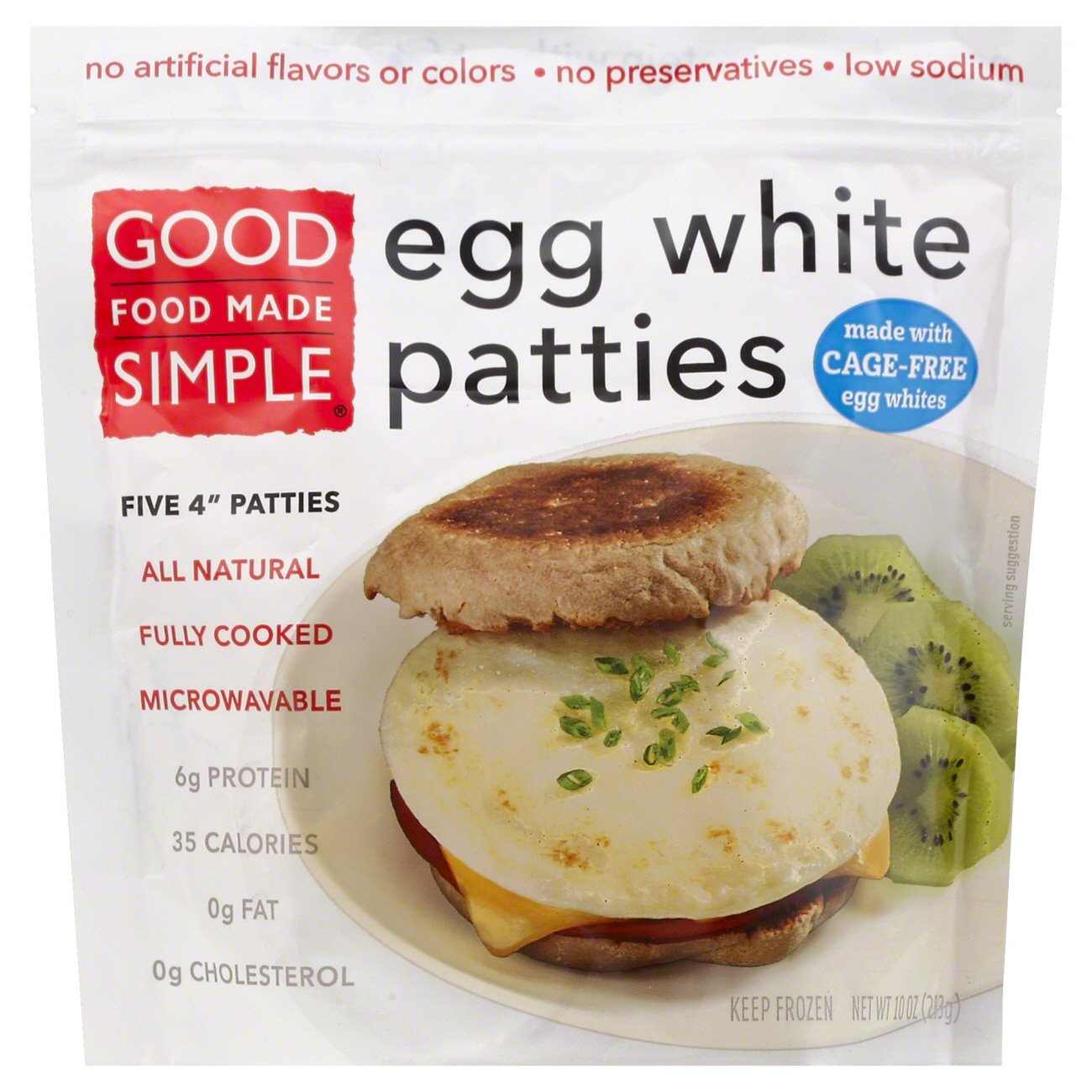 Good Food Made Simple Egg Whites Patties Shop Eggs & egg substitutes