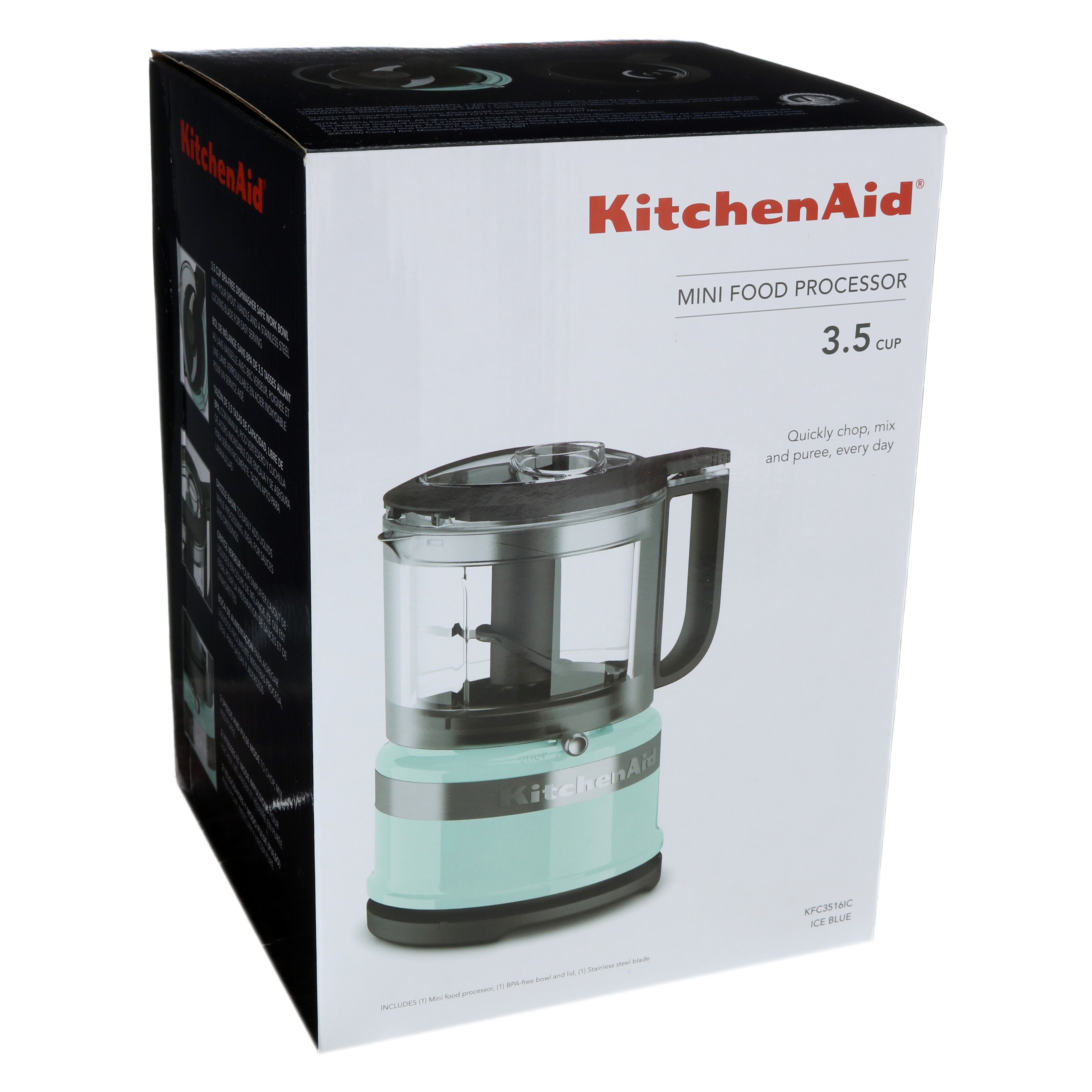 KitchenAid 3.5 Cup Mini Food Processor, Ice Blue Shop Appliances at HEB