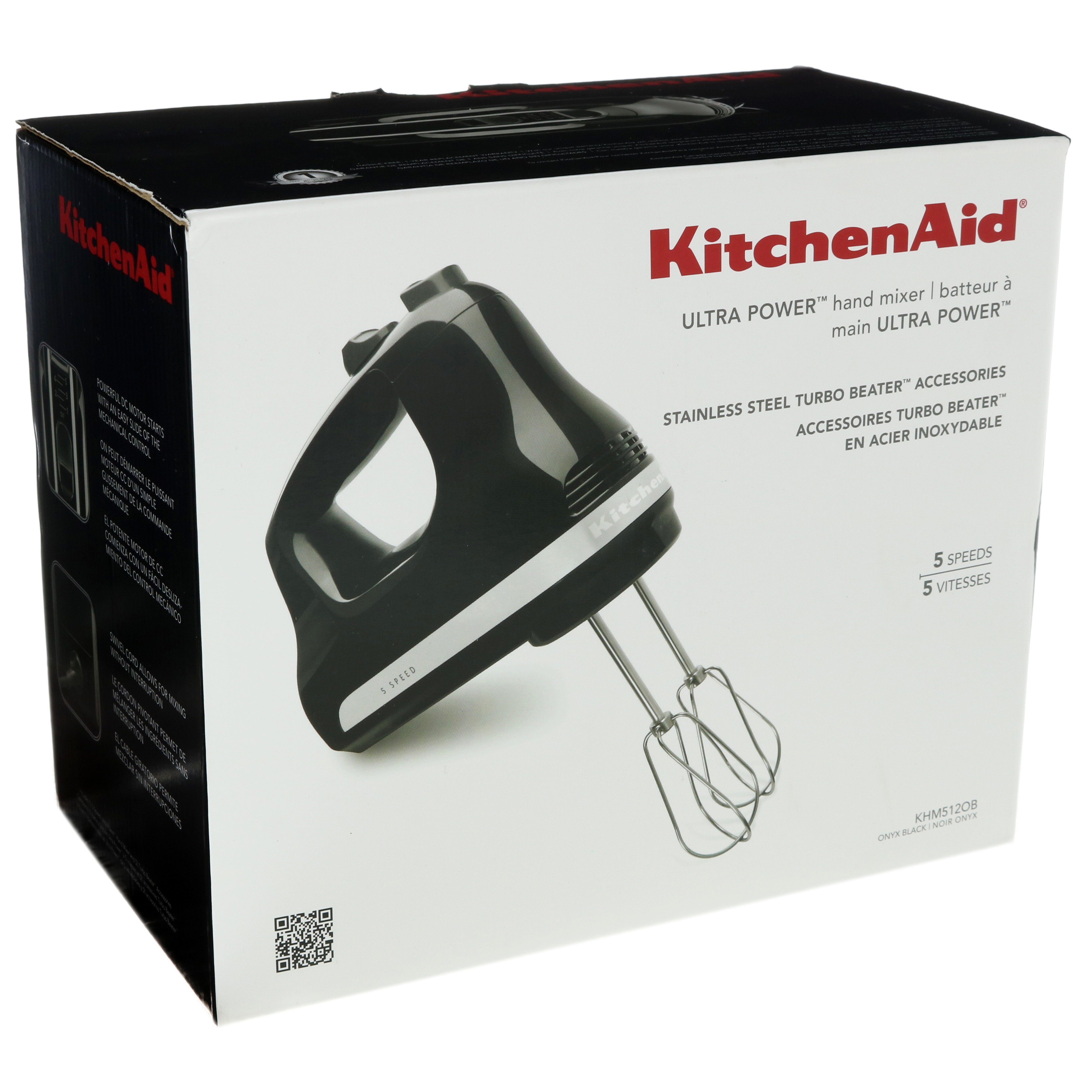 KitchenAid 5Speed Ultra Power Hand Mixer, Black Shop Appliances at HEB