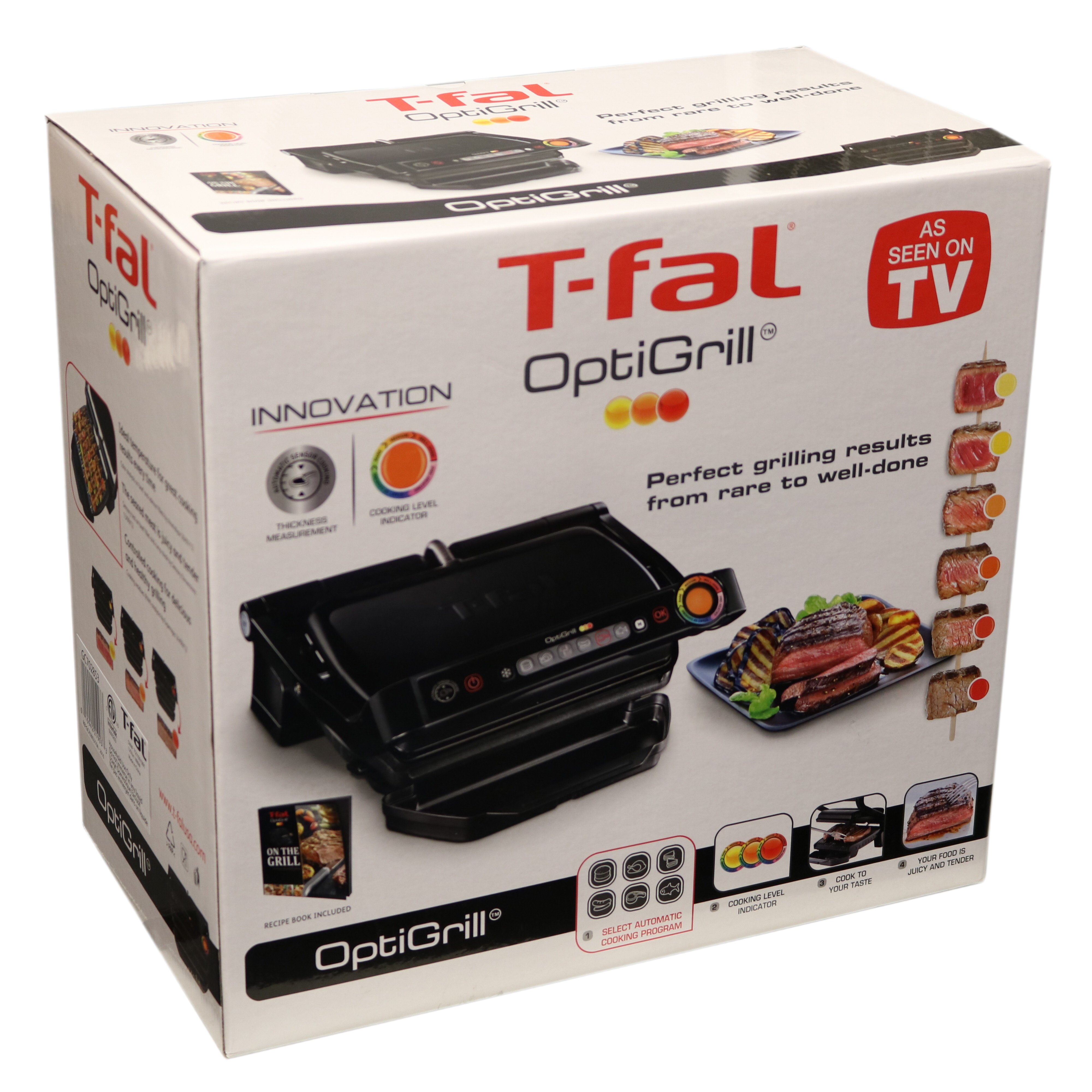 Tfal OptiGrill, Black Smart Grill Shop Appliances at HEB