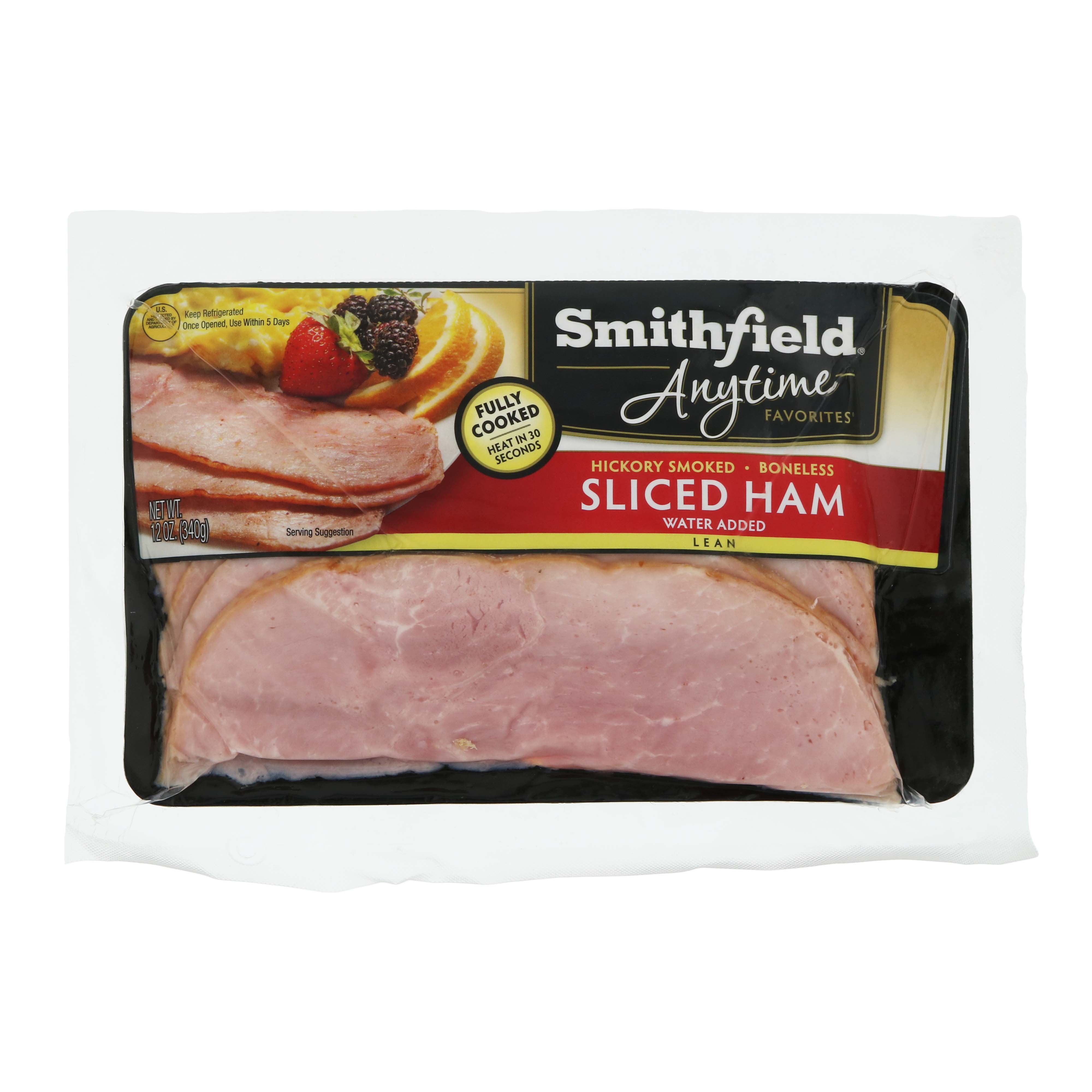 Smithfield Anytime Favorites Hickory Smoked Boneless Sliced Ham Shop