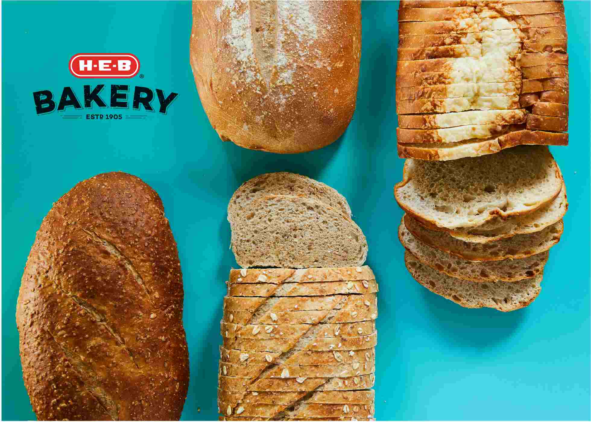 H-E-B Bakery Scratch-Made Rosemary Golden Grain Sourdough Bread; image 2 of 2