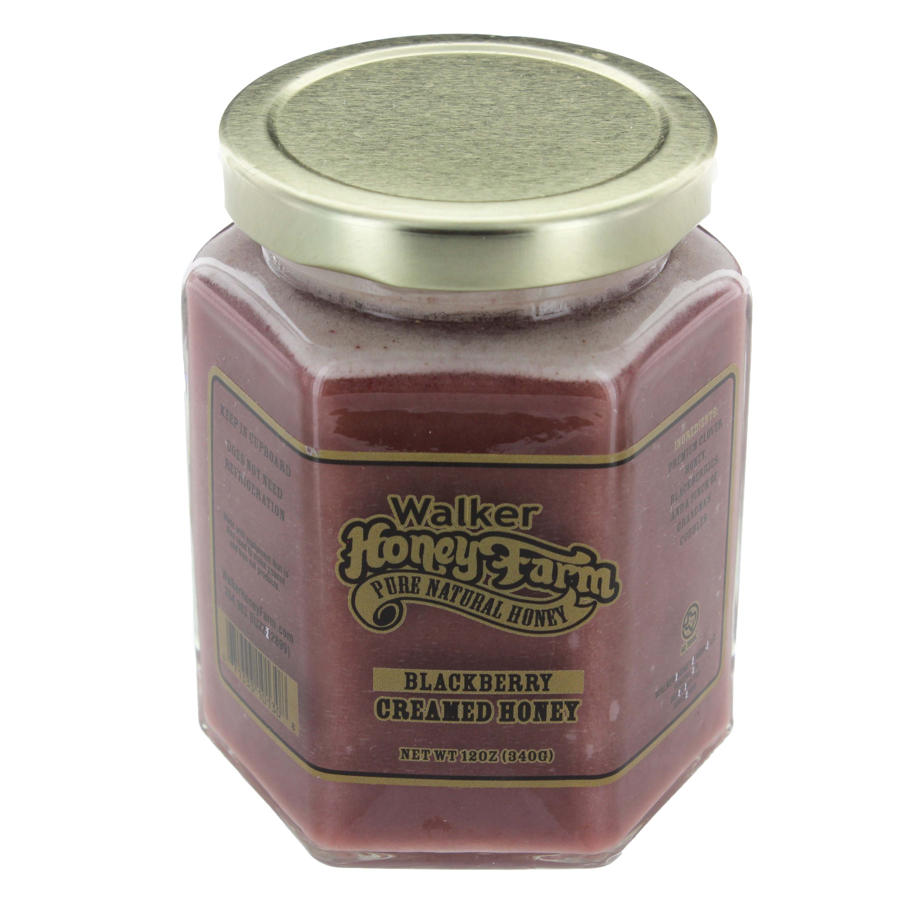 Walker Honey Farm Blackberry Infused Creamed Honey Shop Honey at HEB