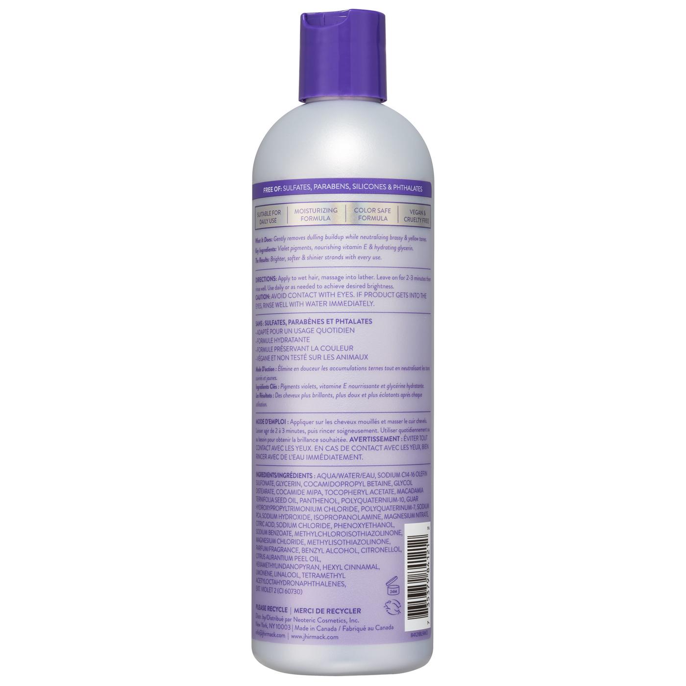 Jhirmack Silver Brightening Purple Toning Shampoo; image 2 of 8