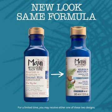 Maui Moisture Nourish & Moisture + Coconut Milk Conditioner, 13 oz