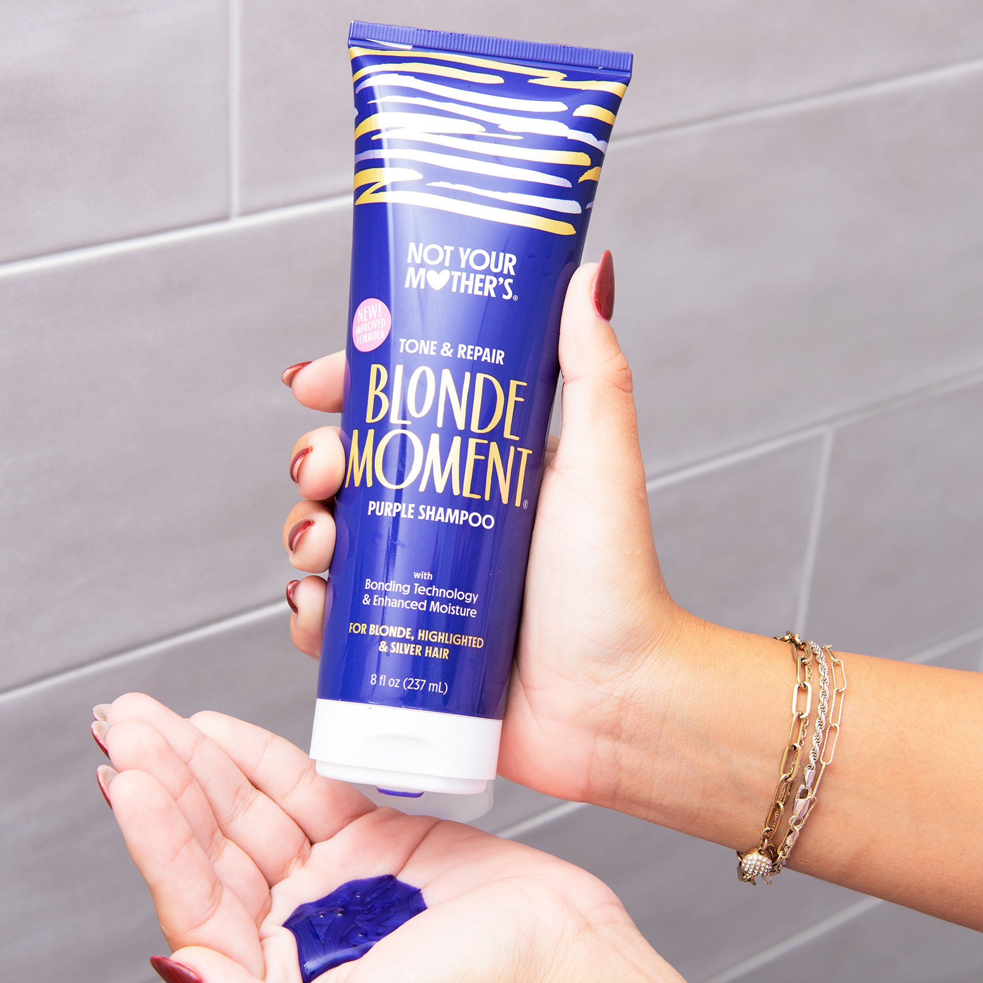 Not Your Mother's Blonde Moment Pflegespülung – 237 Ml, Mit Violettem Reis, Für Blonde Haare, Sulfatfrei