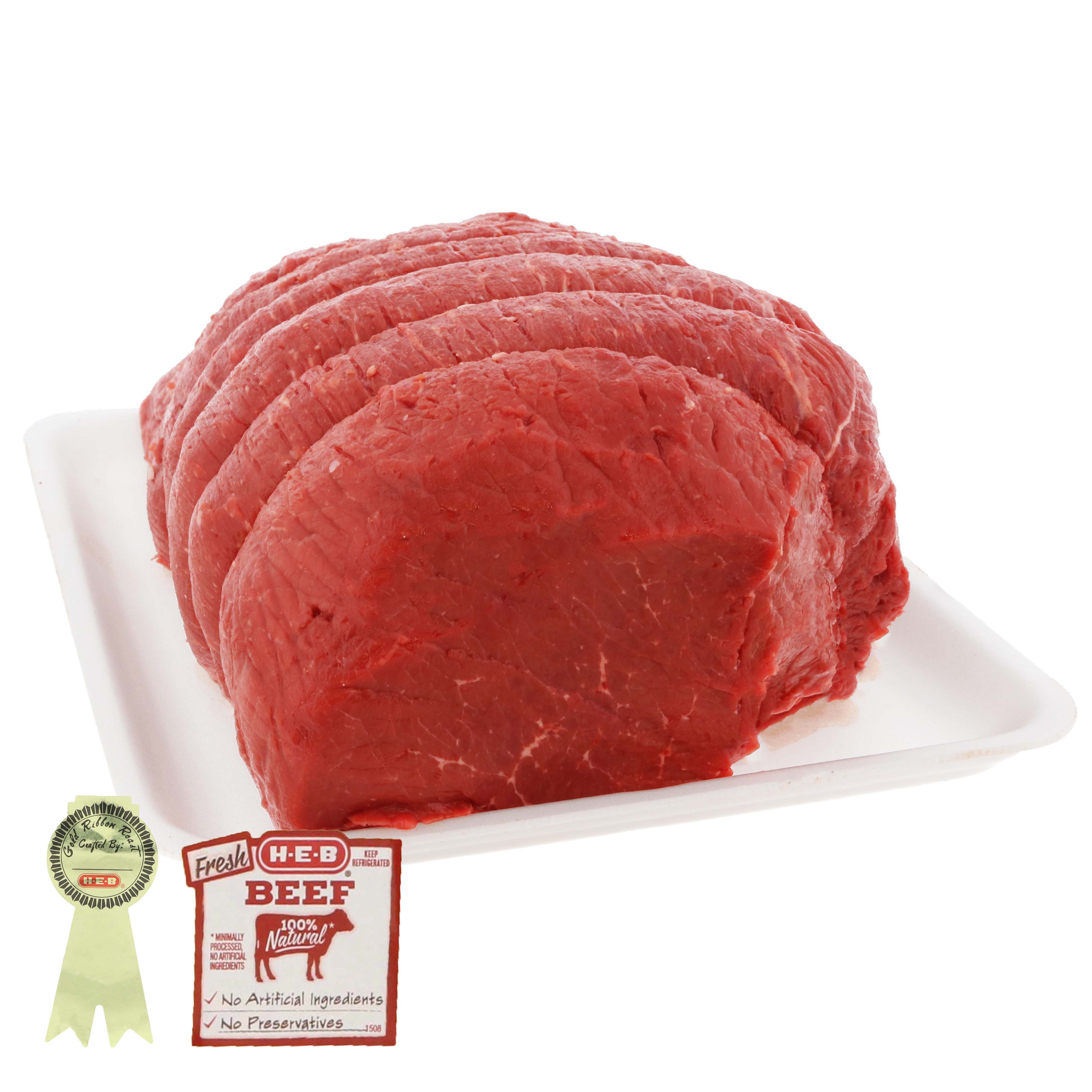 H-E-B Beef Top Round Roast, USDA Select, Gold Ribbon - Shop Beef At H-E-B