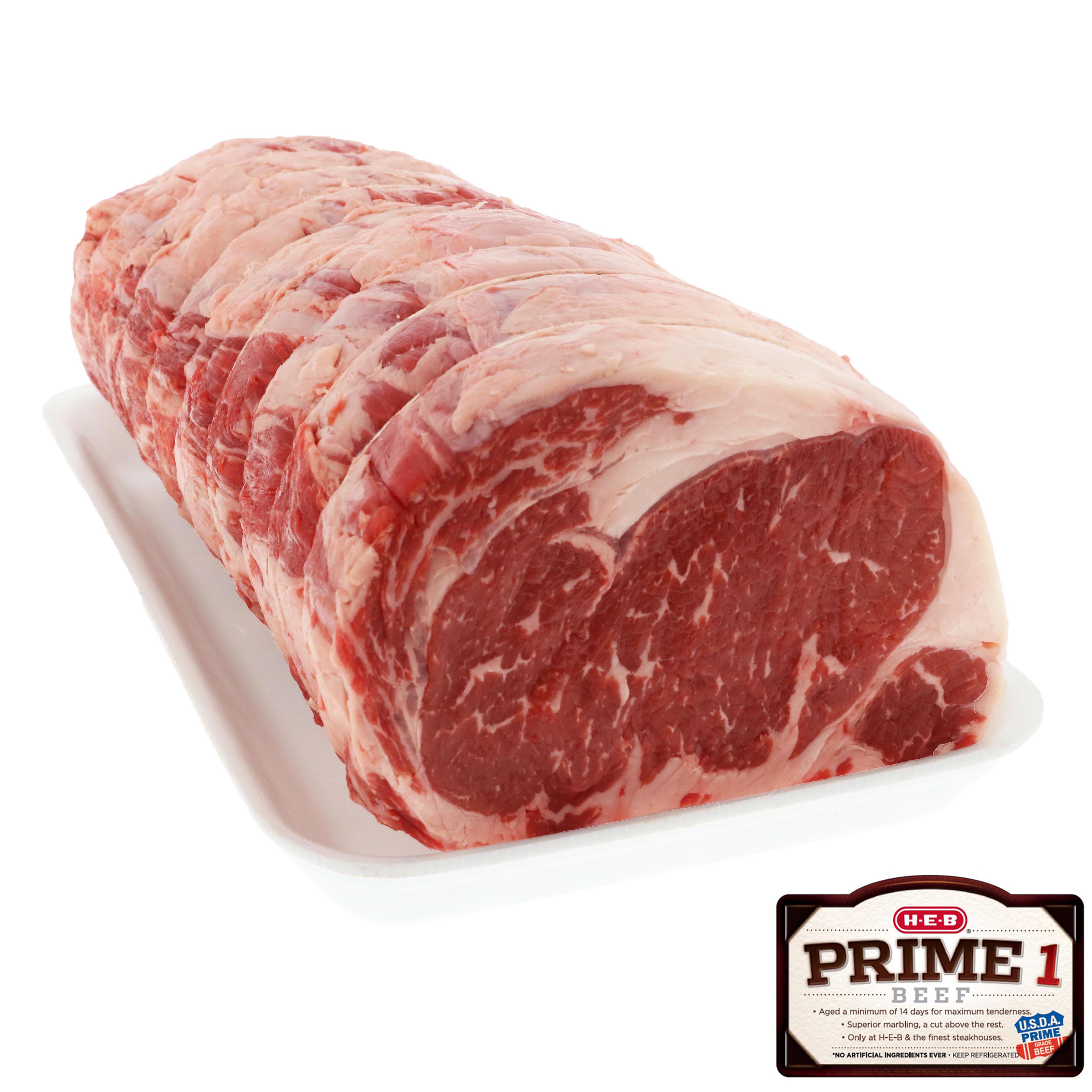 H-E-B Prime 1 Beef Boneless Whole Ribeye Roast - Shop Beef At H-E-B