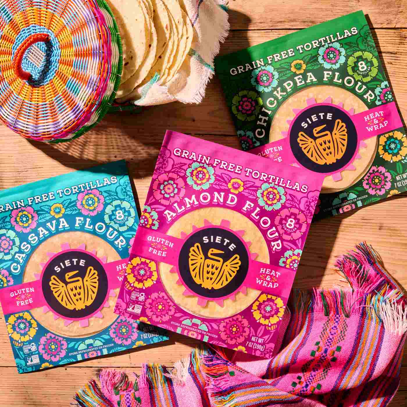 Siete Almond Flour Grain Free Tortillas; image 5 of 5