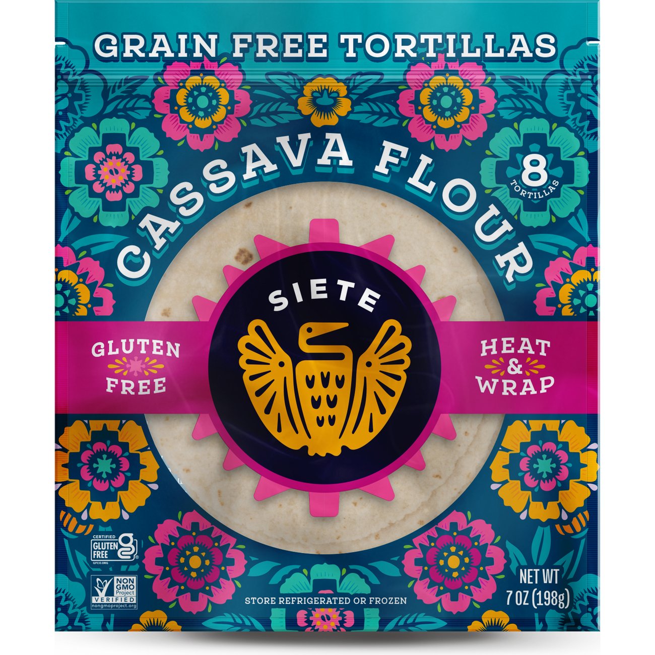 Siete GrainFree Cassava Flour Tortillas Shop Tortillas at HEB