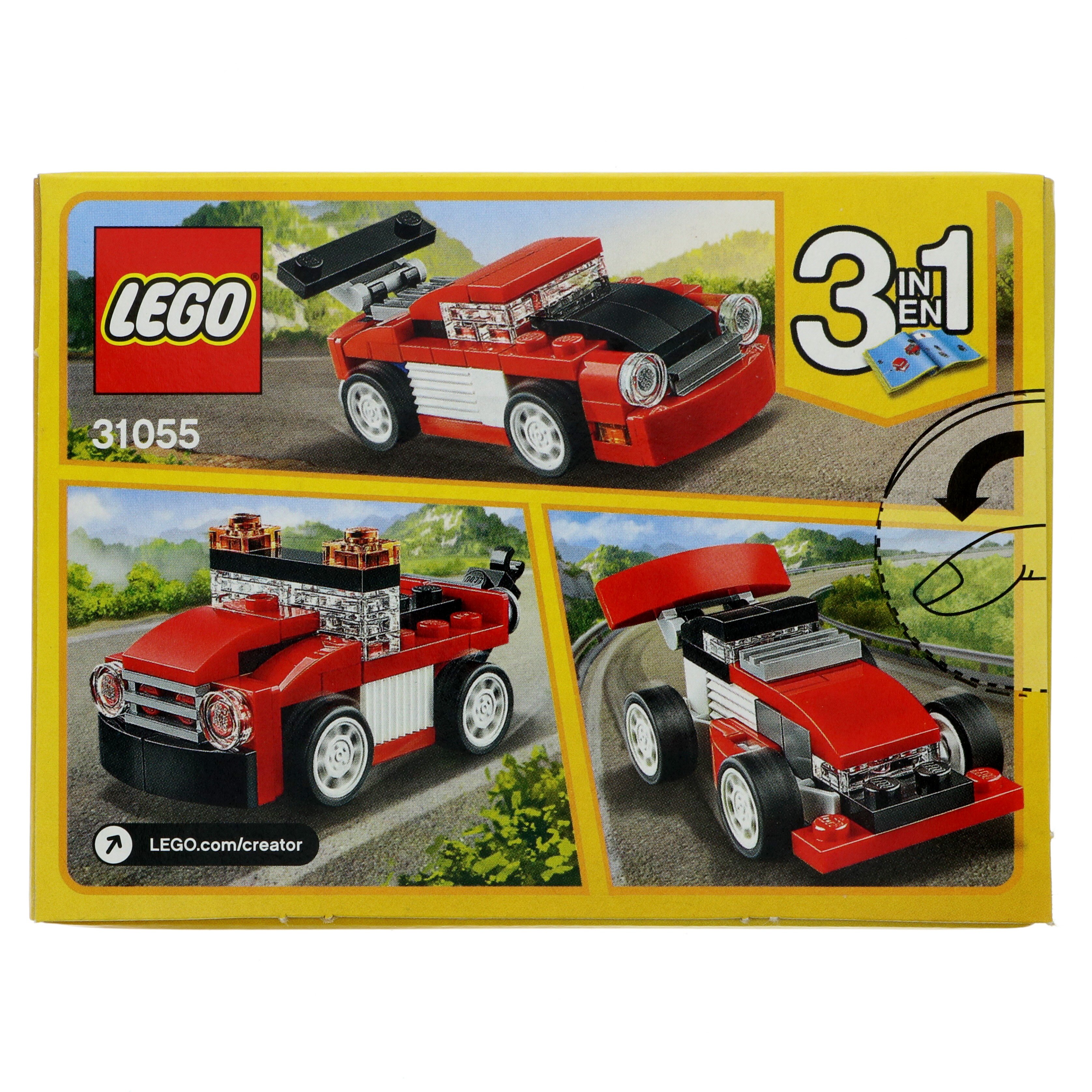 LEGO Creator 3in1 Street Racer, Macchine Giocattolo, Auto da Corsa, Giochi  per Bambini dai 7 Anni in su, Set di Costruzione con