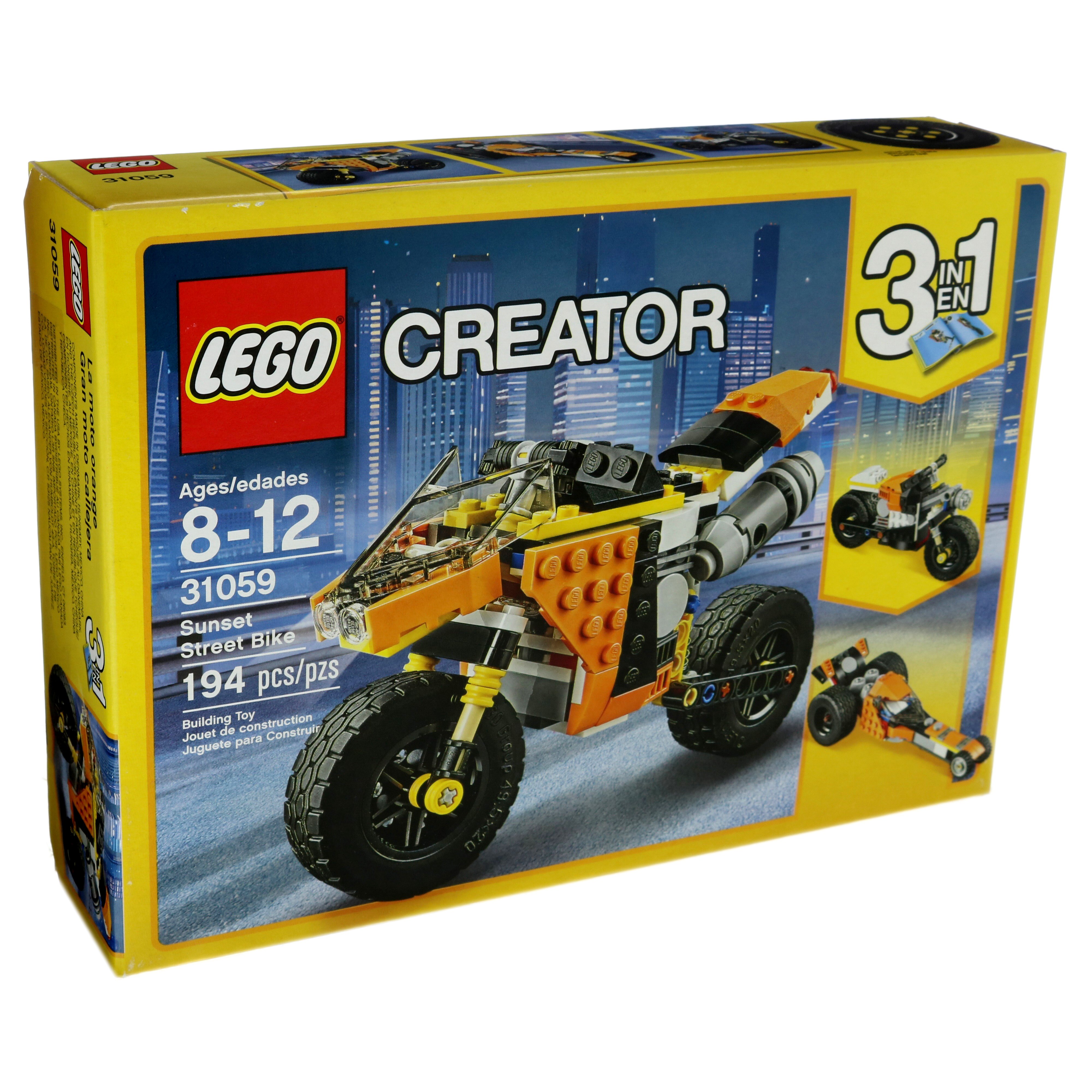 lego creator sunset street bike