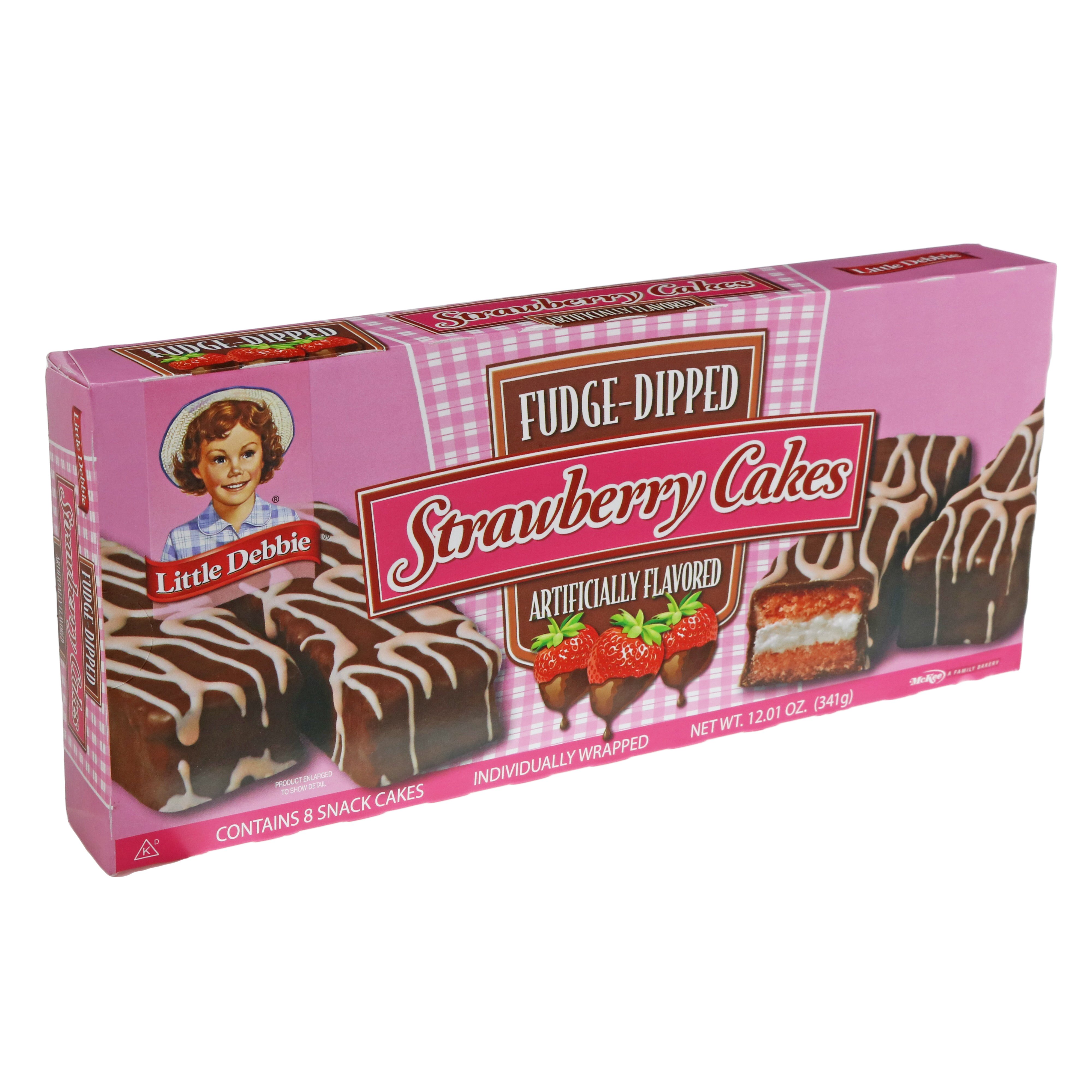 Little Debbie Fudge Dipped Strawberry Cakes - Shop Snack Cakes At H-E-B