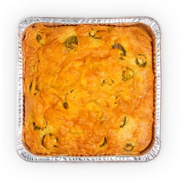 H-E-B Bakery Jalapeño & Cheese Cornbread, 7" x 7"