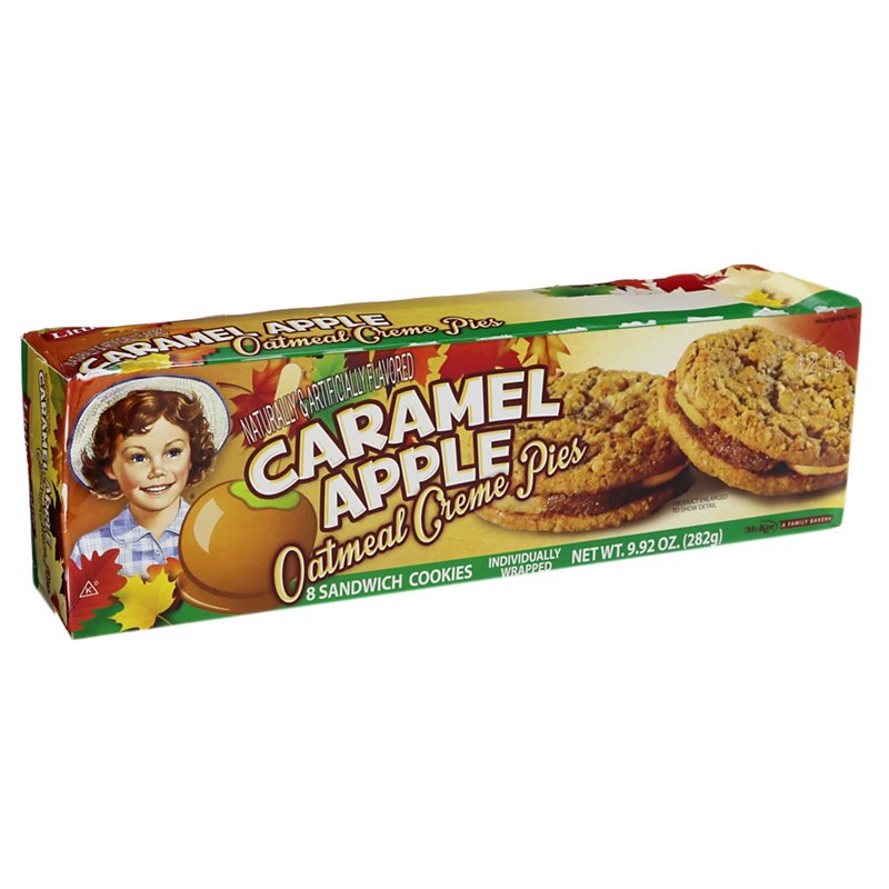 Little Debbie Caramel Apple Oatmeal Creme Pies Shop Snacks And Candy At