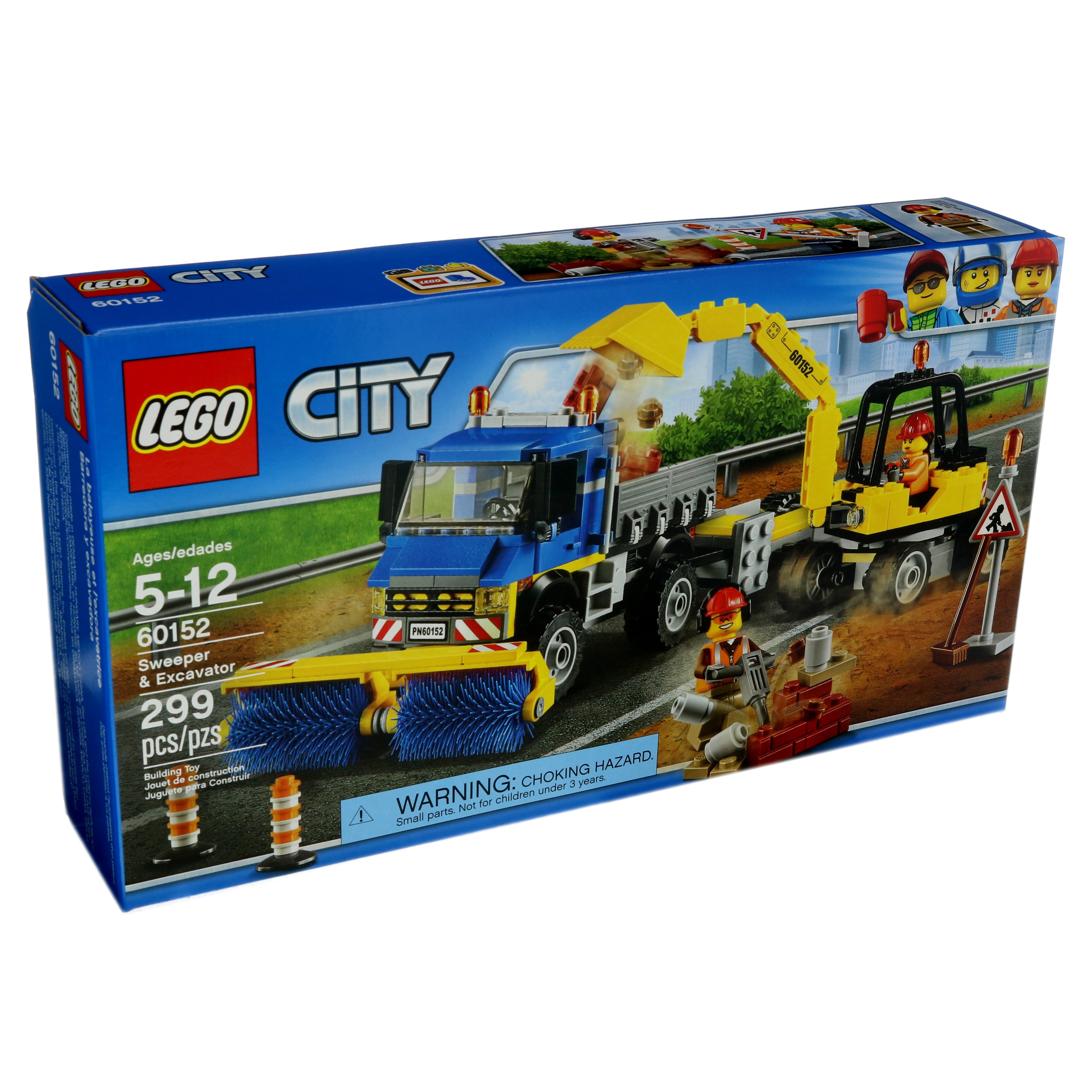 lego city sweeper & excavator 60152